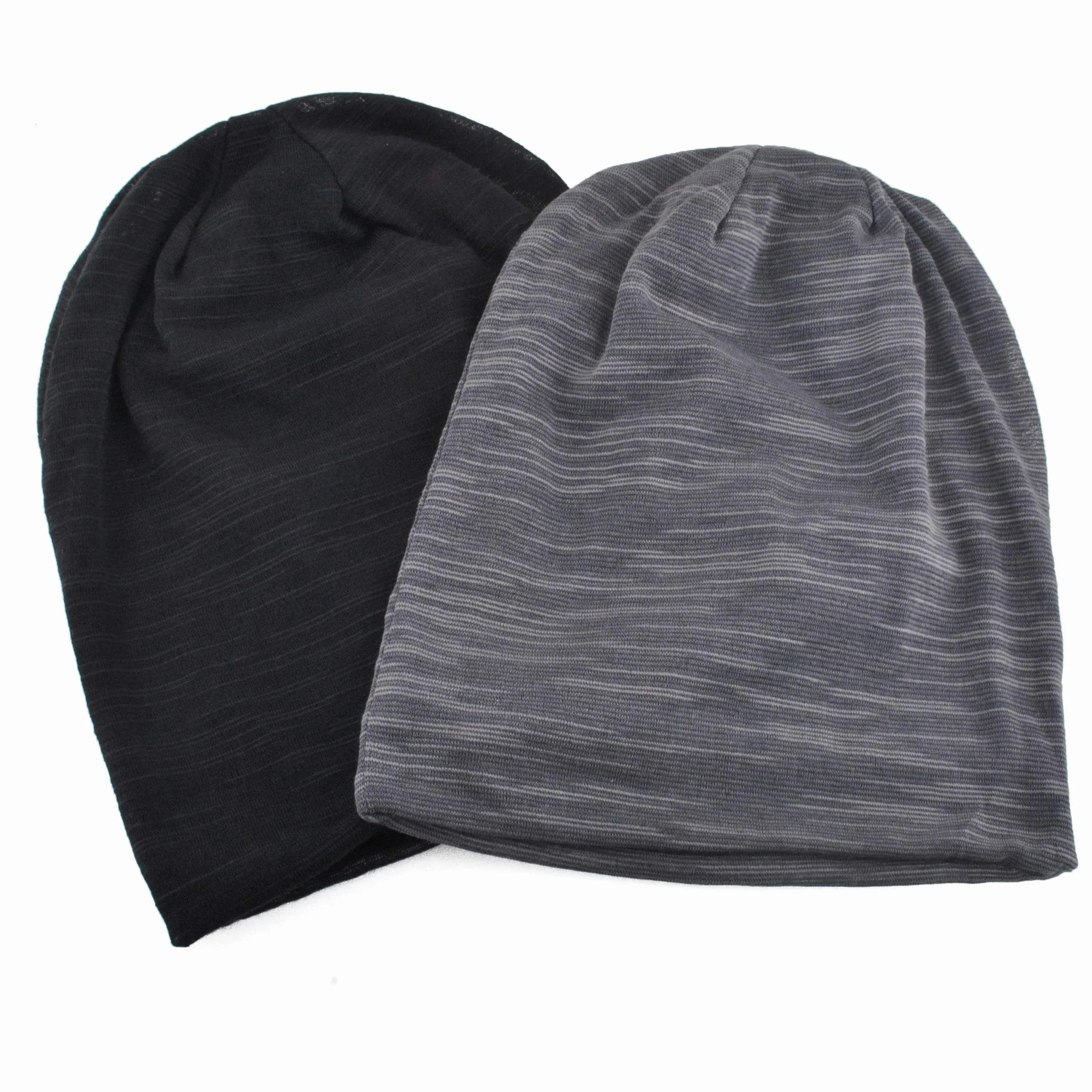 EINSKEY Czapka unisex slouch beanie, cienka & oddychająca, lekka dzianina na sezon przejściowy, dla biegaczy/rowerzystów/osób po chemii (54-59 cm)