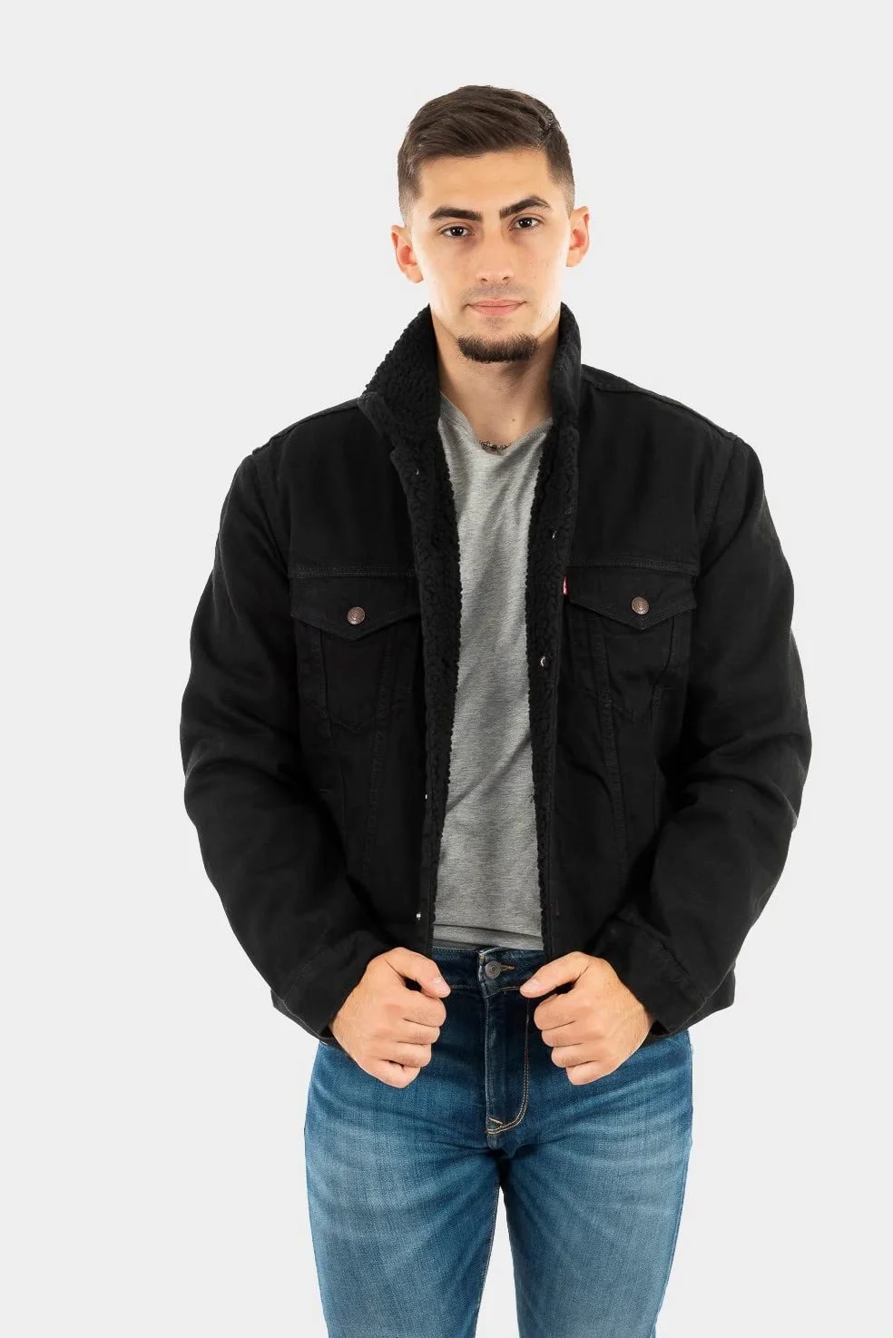 Levi's Type 3 Sherpa Trucker Kurtka Mężczyźni,Berk,S
