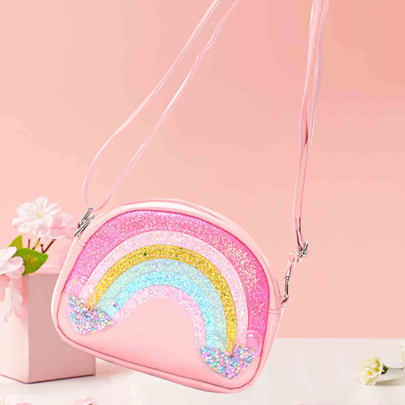 Torba crossbody w kształcie serca mini torebka dla dziewcząt na ramię