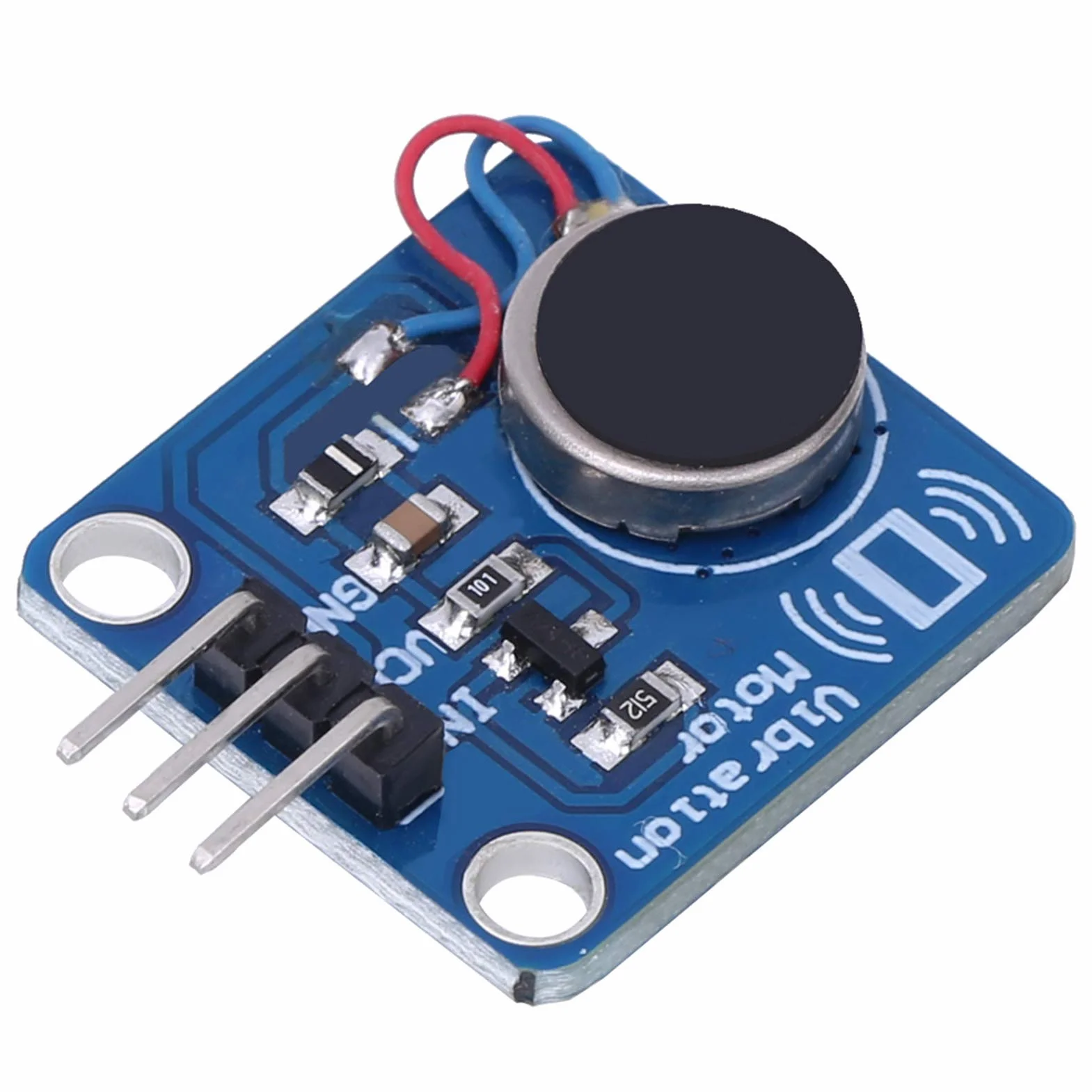 3 szt. Moduł silnika wibracyjnego DC 5V 9000RPM, Silnik drgający do DIY, Kompatybilny z i, Idealny do projektów elektronicznych i modeli robotów