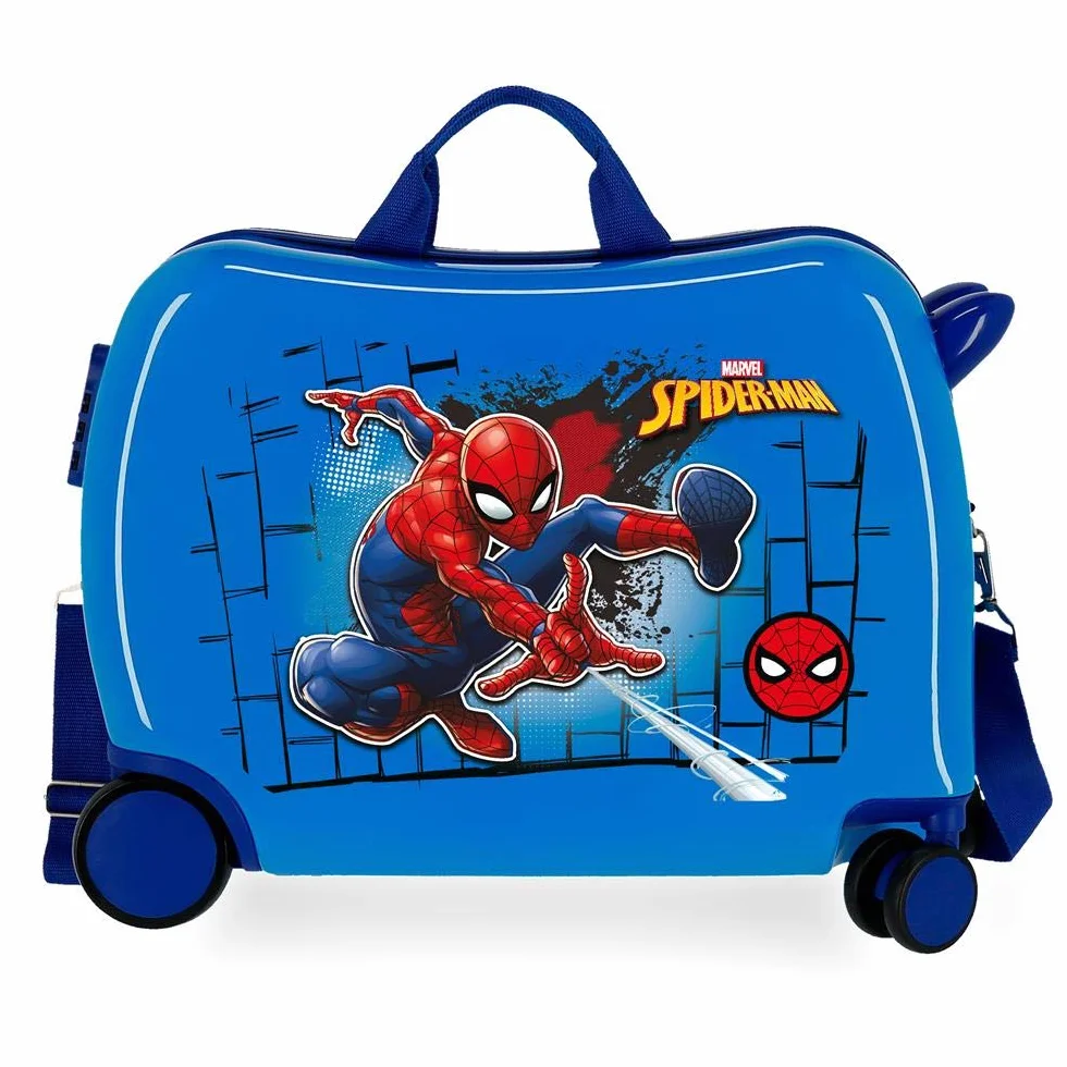 Marvel Spiderman Red, czerwony, 50x39x20 cms, Walizka dziecięca