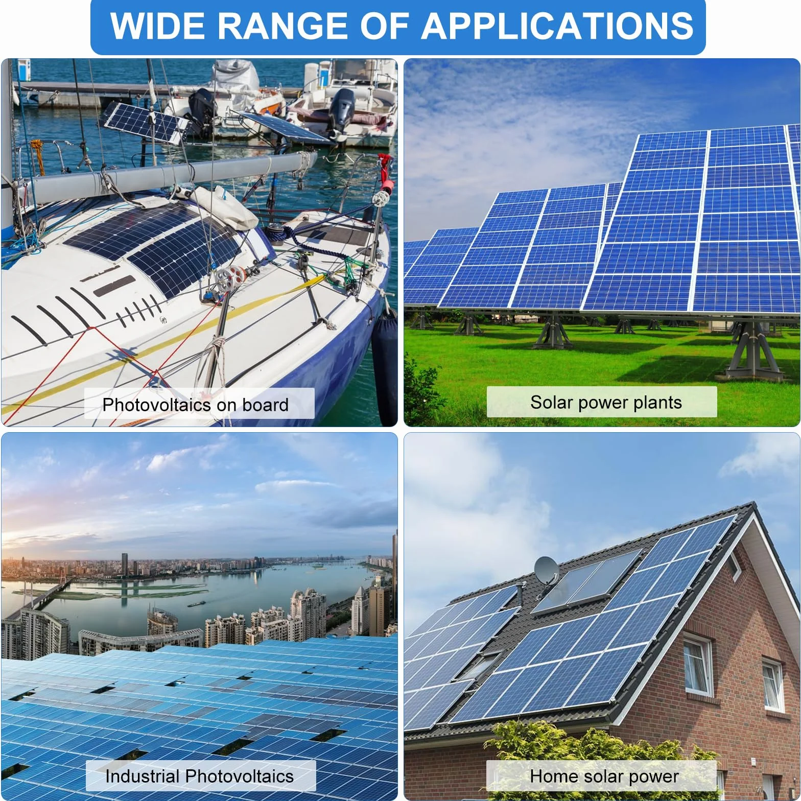 Zestaw 6 uchwytów do montażu modułu solarnego, 300 mm, moduł PV, wspornik szyn płaskiego dachu, 30-45 mm, regulowany zacisk końcowy, do profilu aluminiowego do mocowania fotowoltaicznego