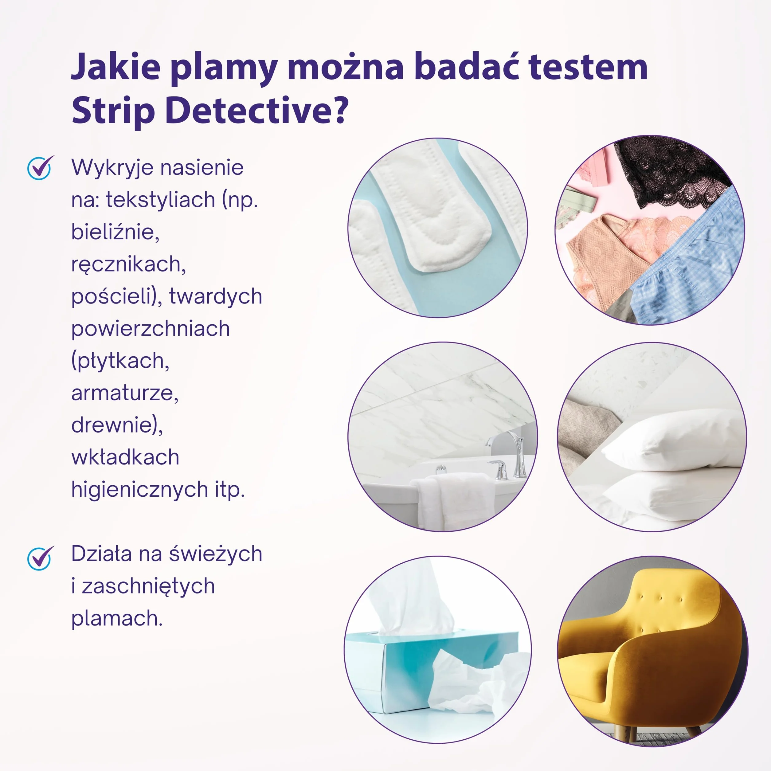 Test wykrywający nasienie Strip Detective - Test Zdrady 10szt w opakowaniu