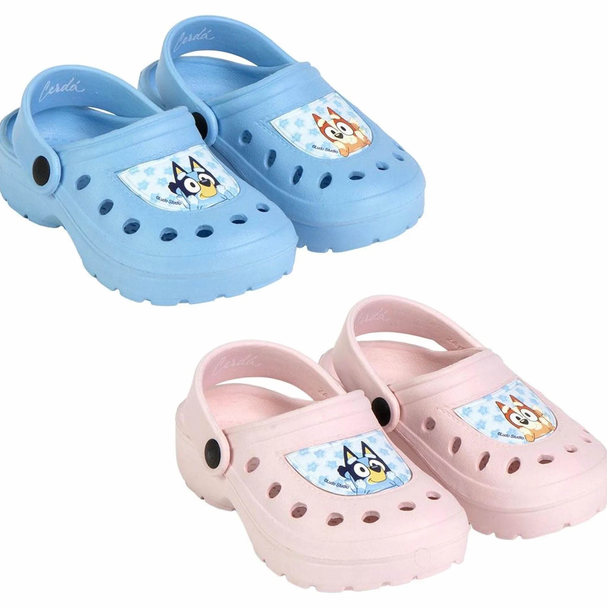 CERDÁ LIFE'S LITTLE MOMENTS Uniseks - dzieci Zuecos Bluey Niños Licencia Oficial Calzado Cómodo Y Ergonómico Suela Antideslizante Y Diseño Exclusivochodaki