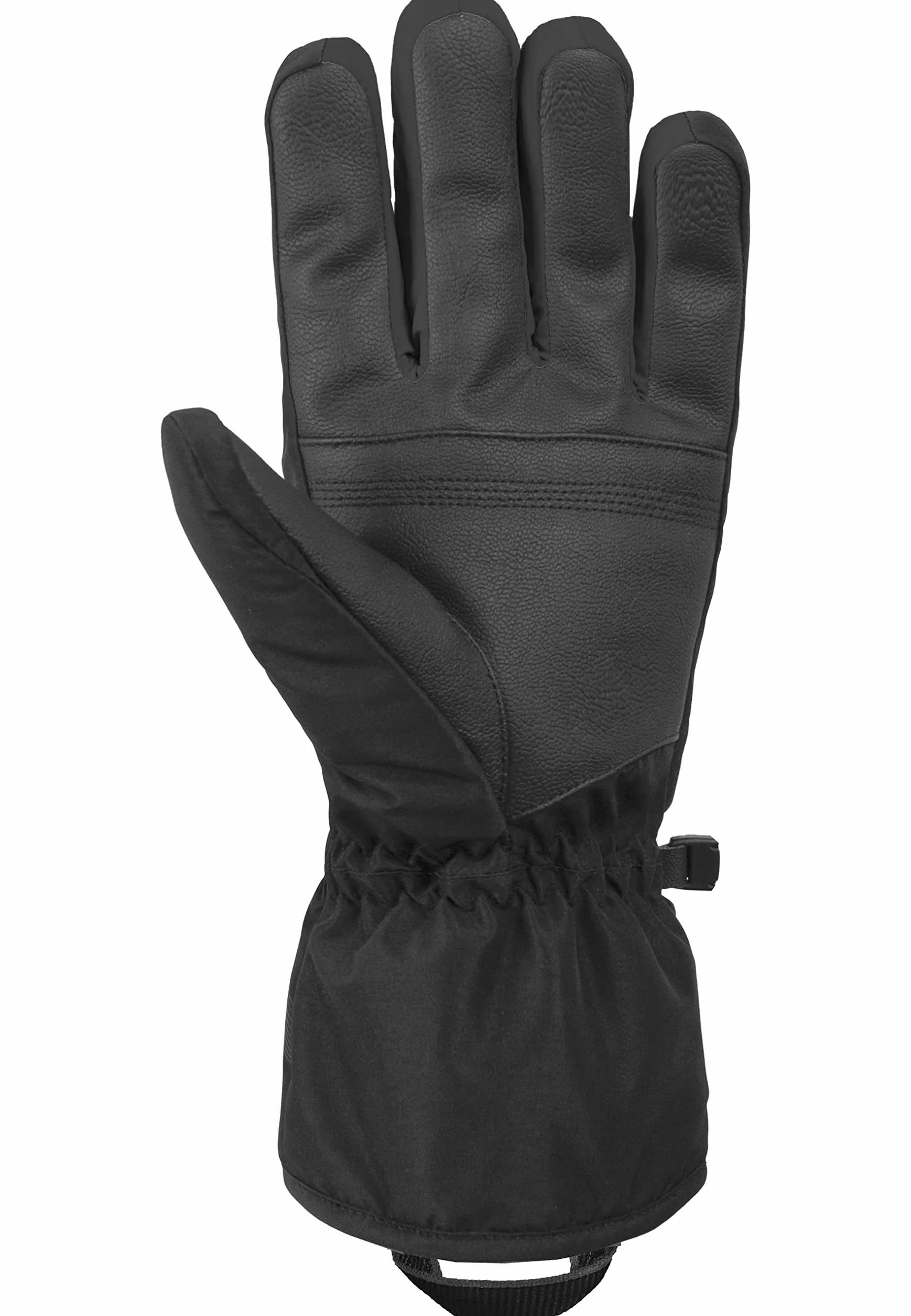 Reusch Męskie rękawiczki narciarskie Snow King Gwarantowane wiatroszczelne i bardzo oddychające rękawice softshellowe rękawice śniegowe rękawiczki zimowe 9, czarne/niebieskie