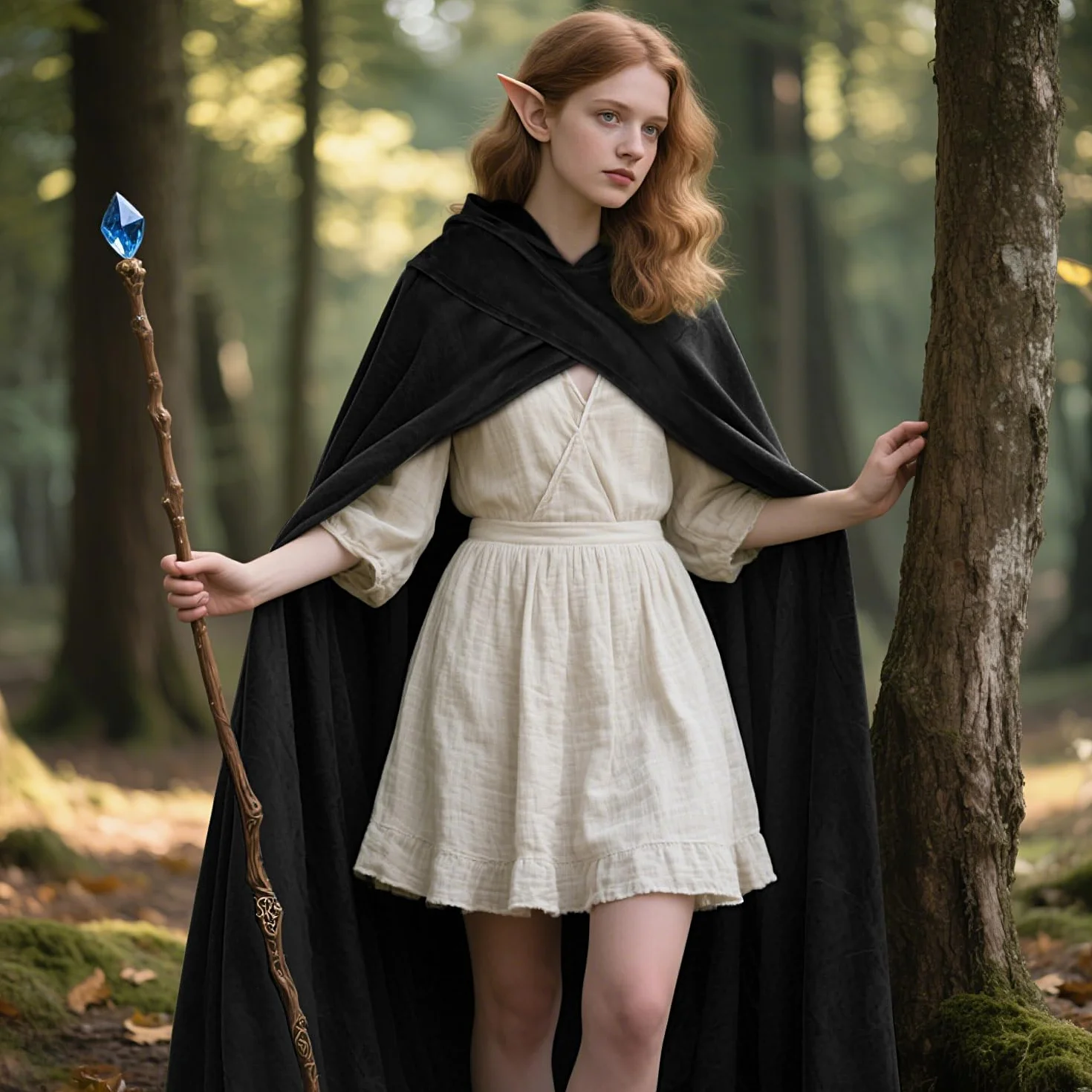 keland Średniowieczna peleryna z kapturem, renesansowa peleryna z kapturem, kostium Hobbit