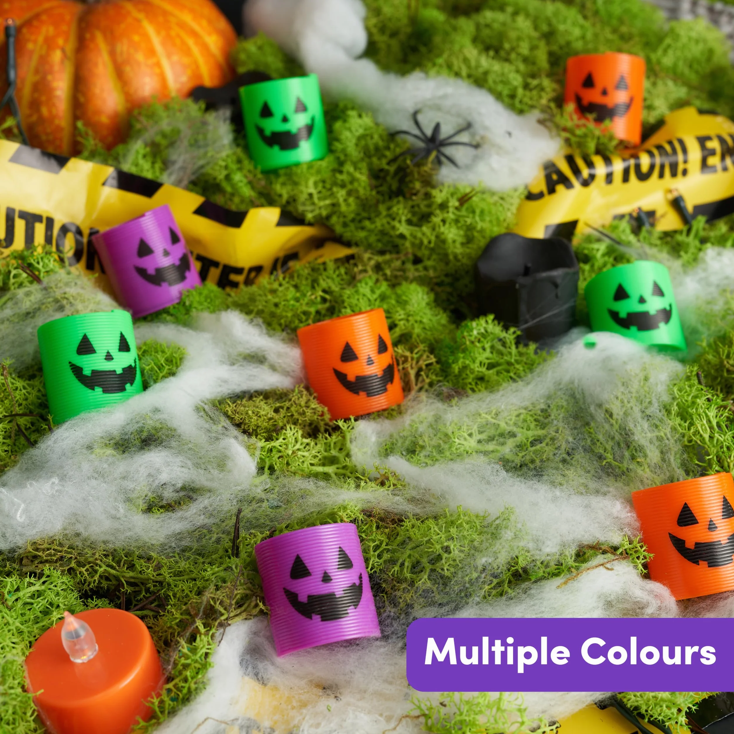 The Twiddlers - 36 Mini Halloween Magic Springs, Trick or Treat Party Toys Bag Fillers, Kids Game Prizes & Gifts