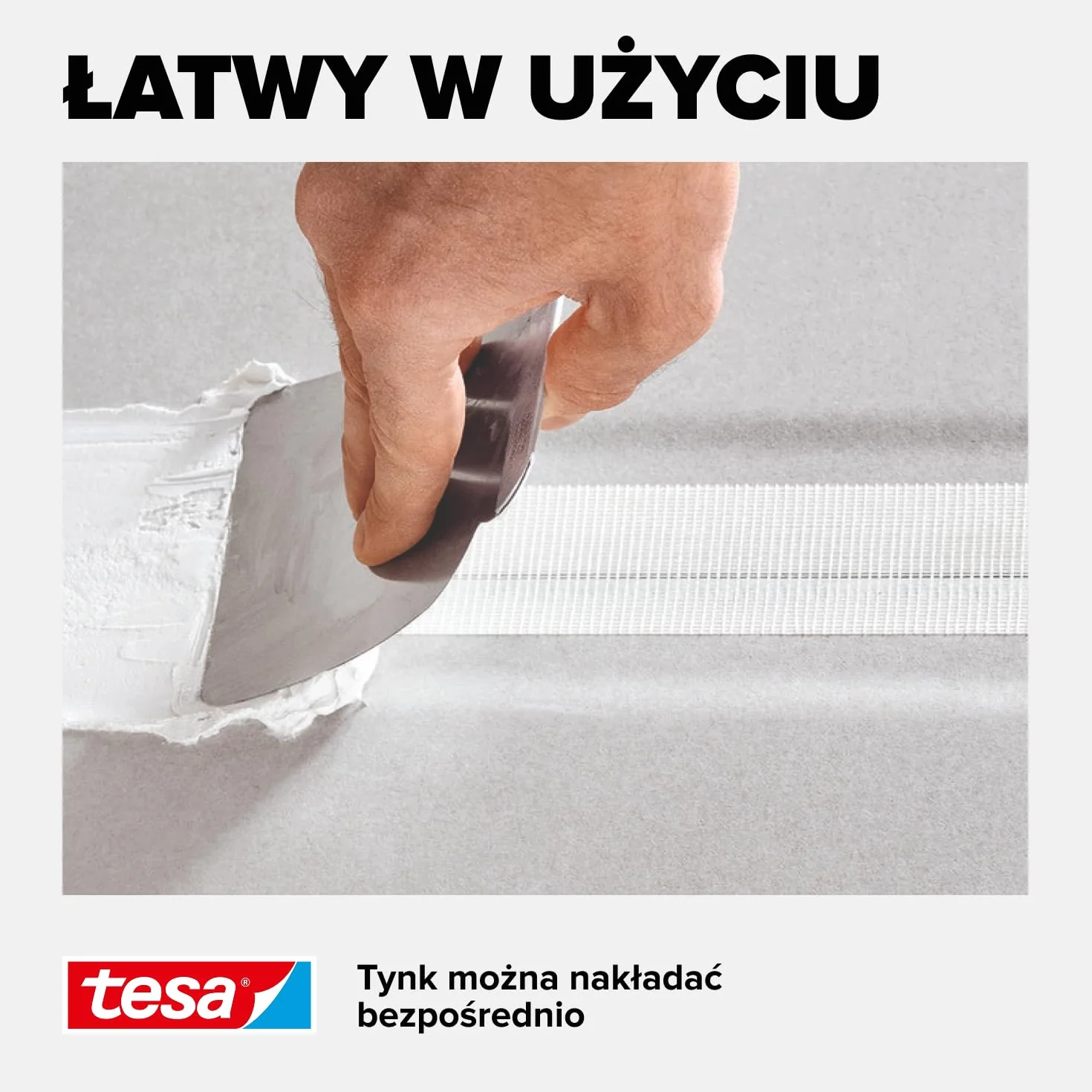 tesa taśma naprawcza z włókna szklanego - taśma do naprawy, uszczelniania i zabezpieczania - do szorstkich i gładkich powierzchni - odporna na rozdarcie - 20m x 50mm