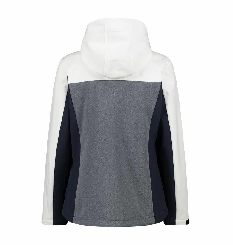 CMP Kurtka Kobiety Giacca Da Donna Con Cappuccio Fisso In Softshell Melange
