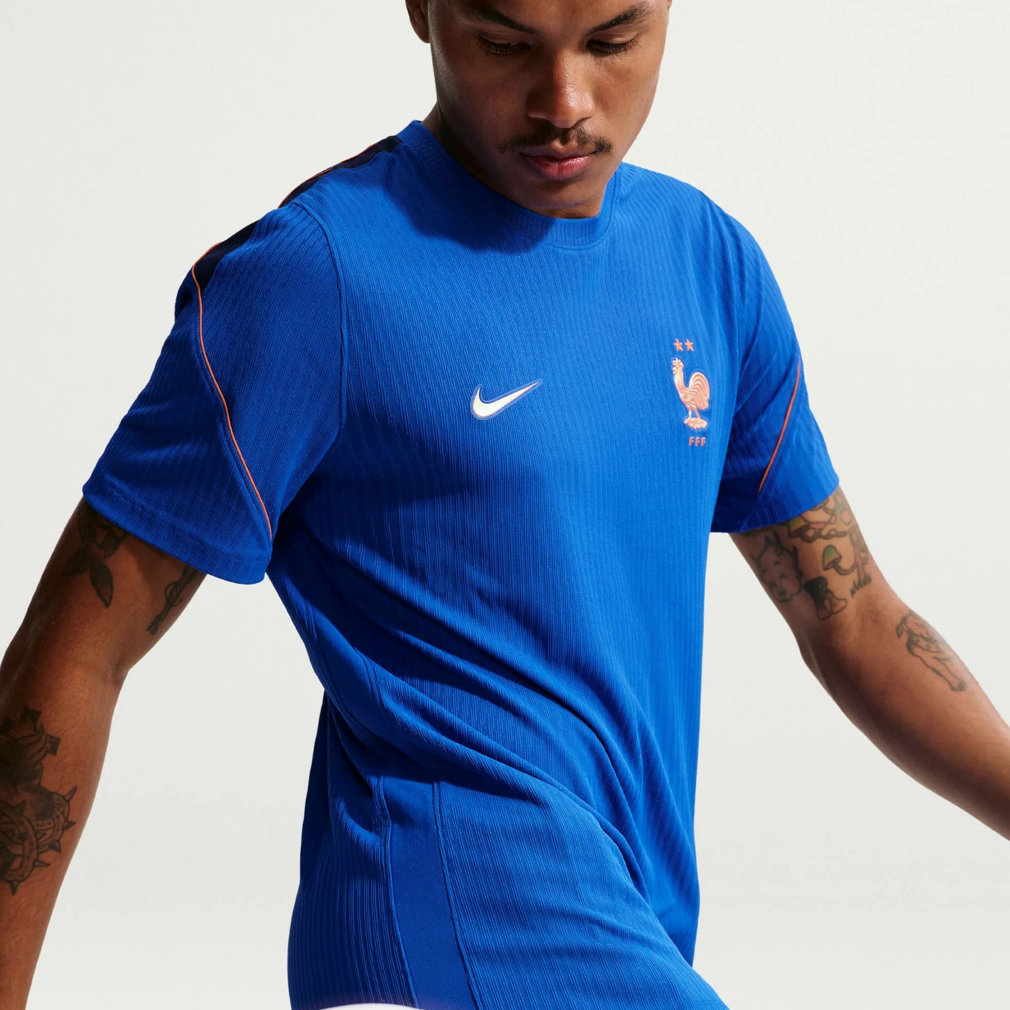 NIKE Top piłkarski z krótkim rękawem Mężczyźni Fff Strike Elite Nike Dri-fit Adv Kurzarm-fußballoberteil (Herren)