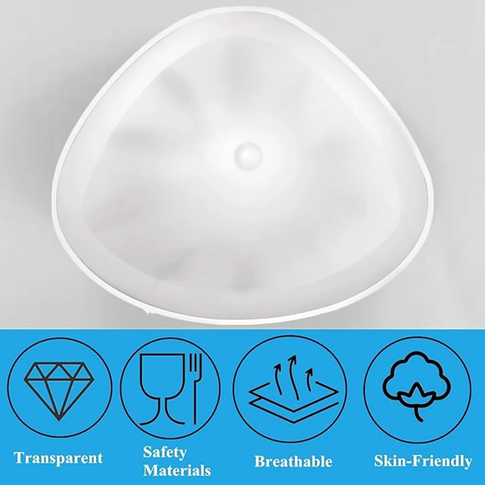 Transparent,D~cup 700g/pair,OSEMISS 1 para samoprzylepnych silikonowych wkładek do biustonosza Push Up wkładki powiększające dekolt wkładki powiększające piersi bikini strój kąpielowy gorąca wiosna