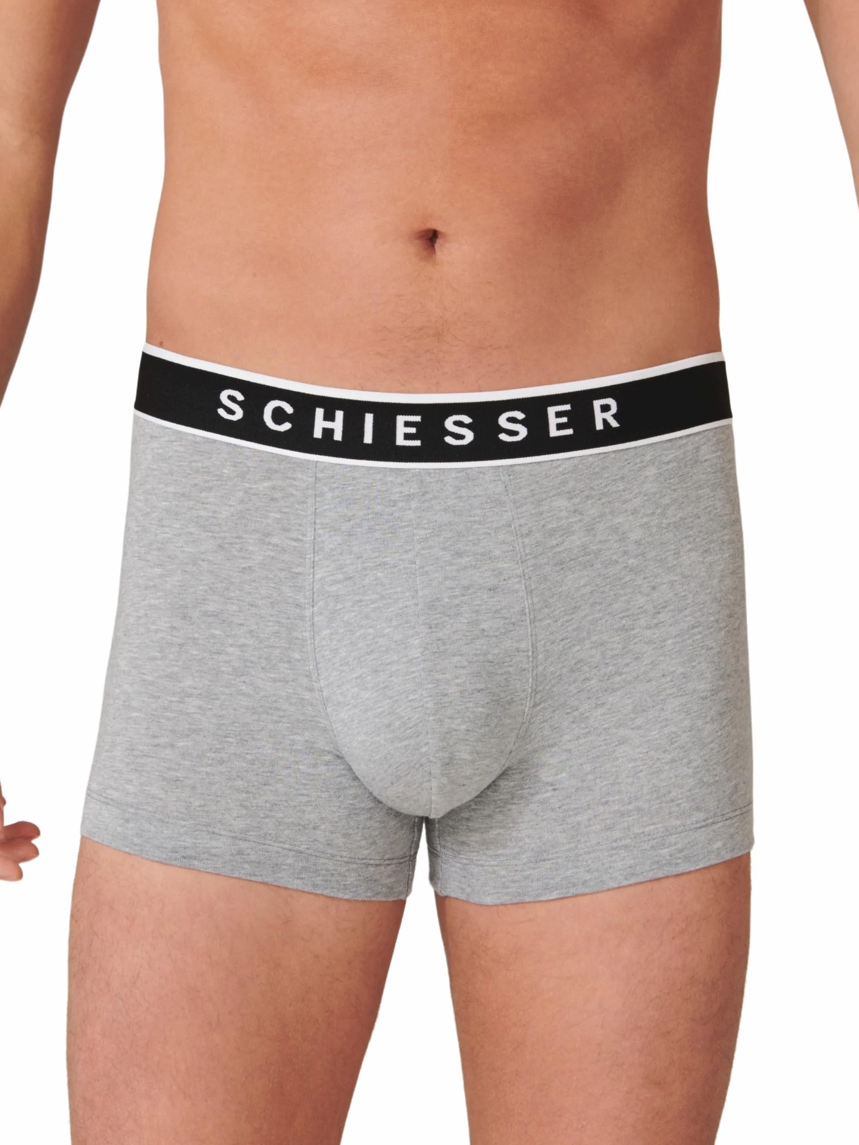 Schiesser Bokserki (szorty) Mężczyźni 95/5 Bawełna Organiczna 3er Pak Bokserek