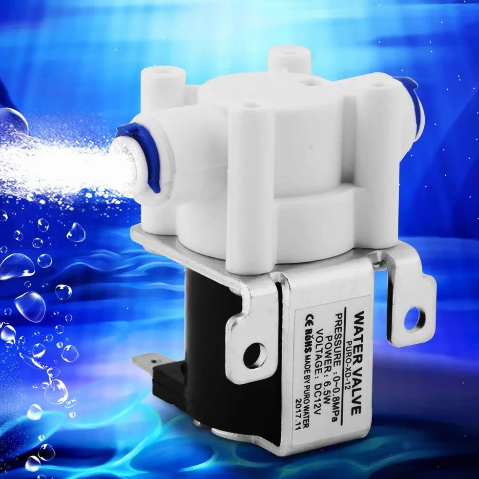 1/4 cala DC 12V elektromagnetyczny zawór elektryczny Normalnie zamknięty zawór oczyszczający wodę