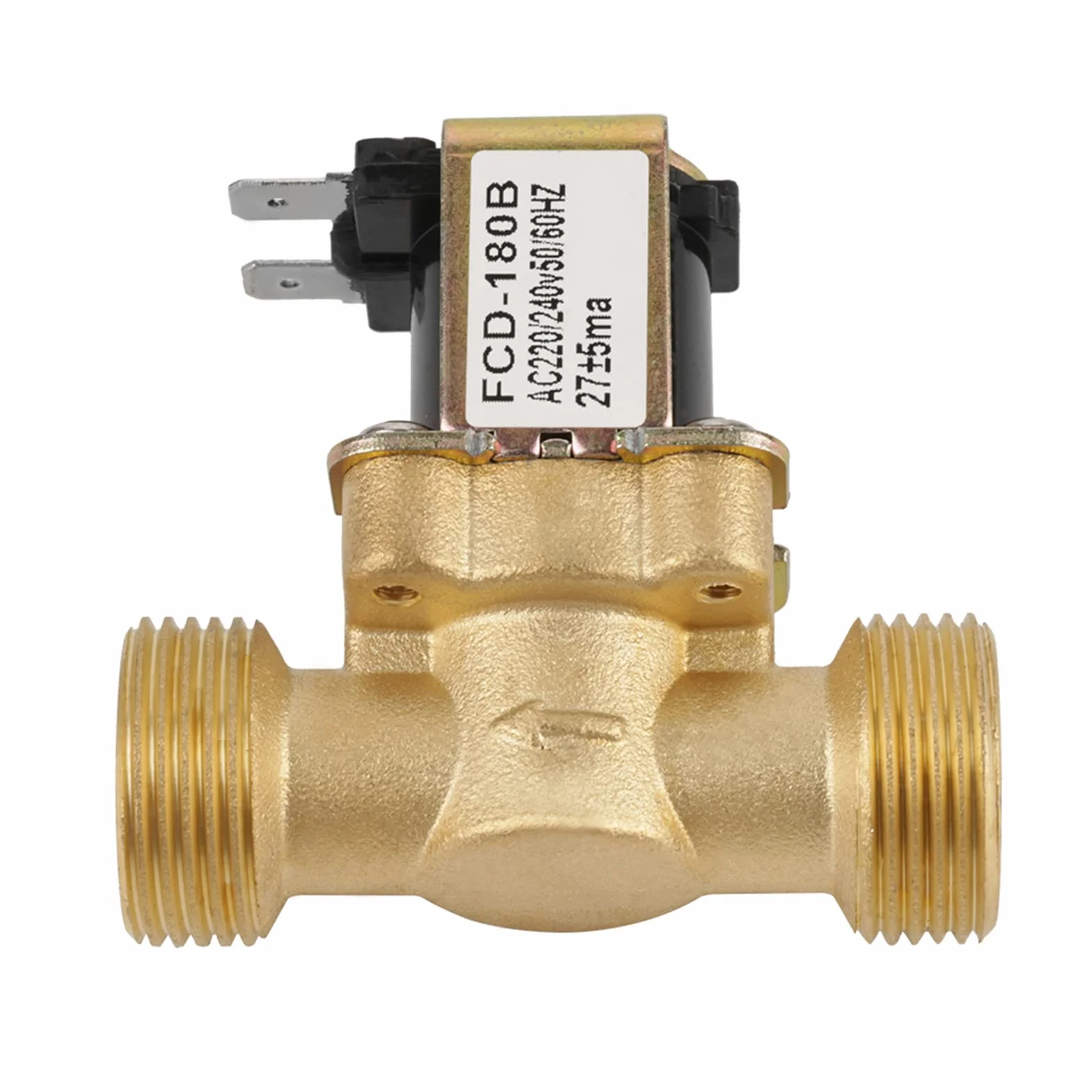 Elektryczny Zawór Wodny Zawór Elektryczny Zawór Zigbee, G3/4 2-drożny Wlot Wody, N/C, Normalnie Zamknięte Ciśnienie, Elektryczny Zawór Elektromagnetyczny, AC 220 V, FCD-180B