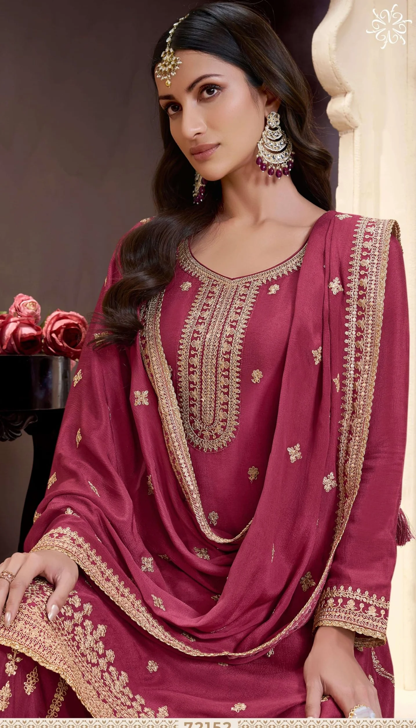 Shalwar Kameez indyjskie pakistańskie garnitury weselne designerskie sukienki Palazzo Wybór 44