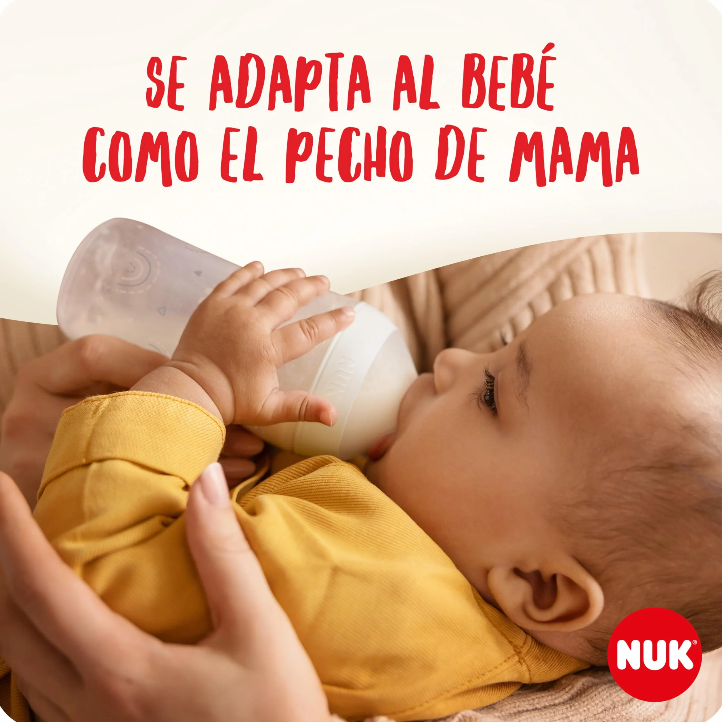NUK Perfect Match Zestaw butelek dla niemowląt | 3+ miesięcy | Dostosowuje się do podniebienia, kontrola temperatury, odpowietrznik antykolkowy, 260 ml, bez BPA, silikonowy smoczek, tęcza i serce, 2