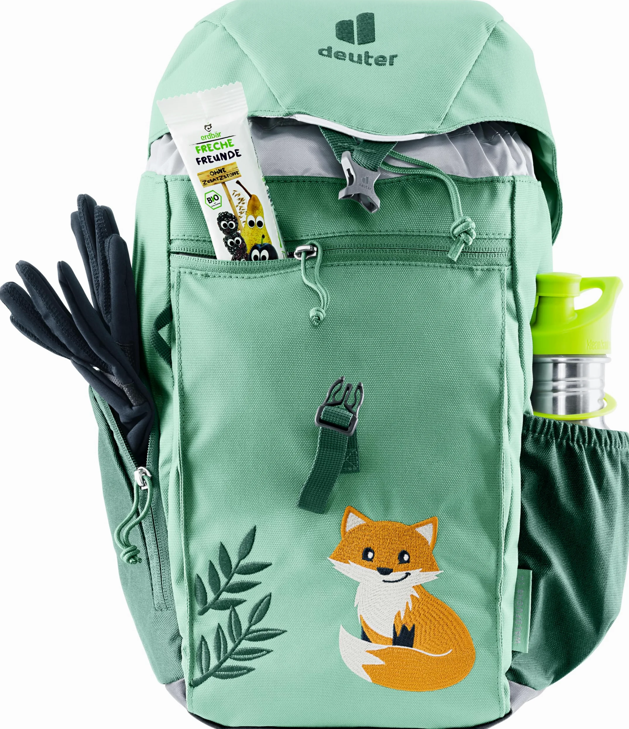 deuter Plecak dziecięcy Waldfuchs, unisex, 14 l, miętowy, Spearmint-seagreen, 14 Long
