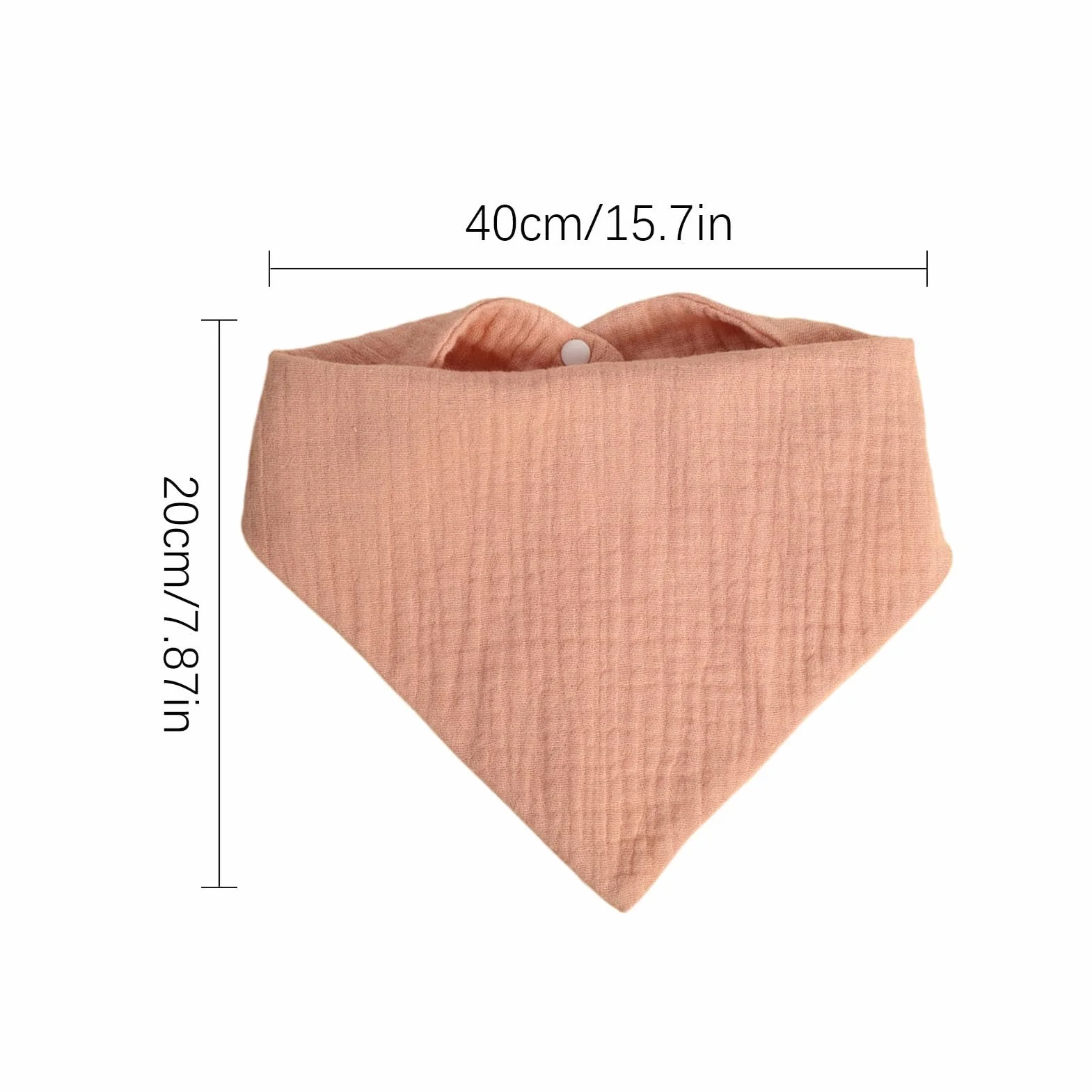 Śliniaki bandana dla niemowląt, miękkie chusteczki, regulowane wygodne, oddychające chłonne tkaniny, przyjazna dla skóry tkanina idealna do ząbkowania i codziennego noszenia, 40 x 20 cm