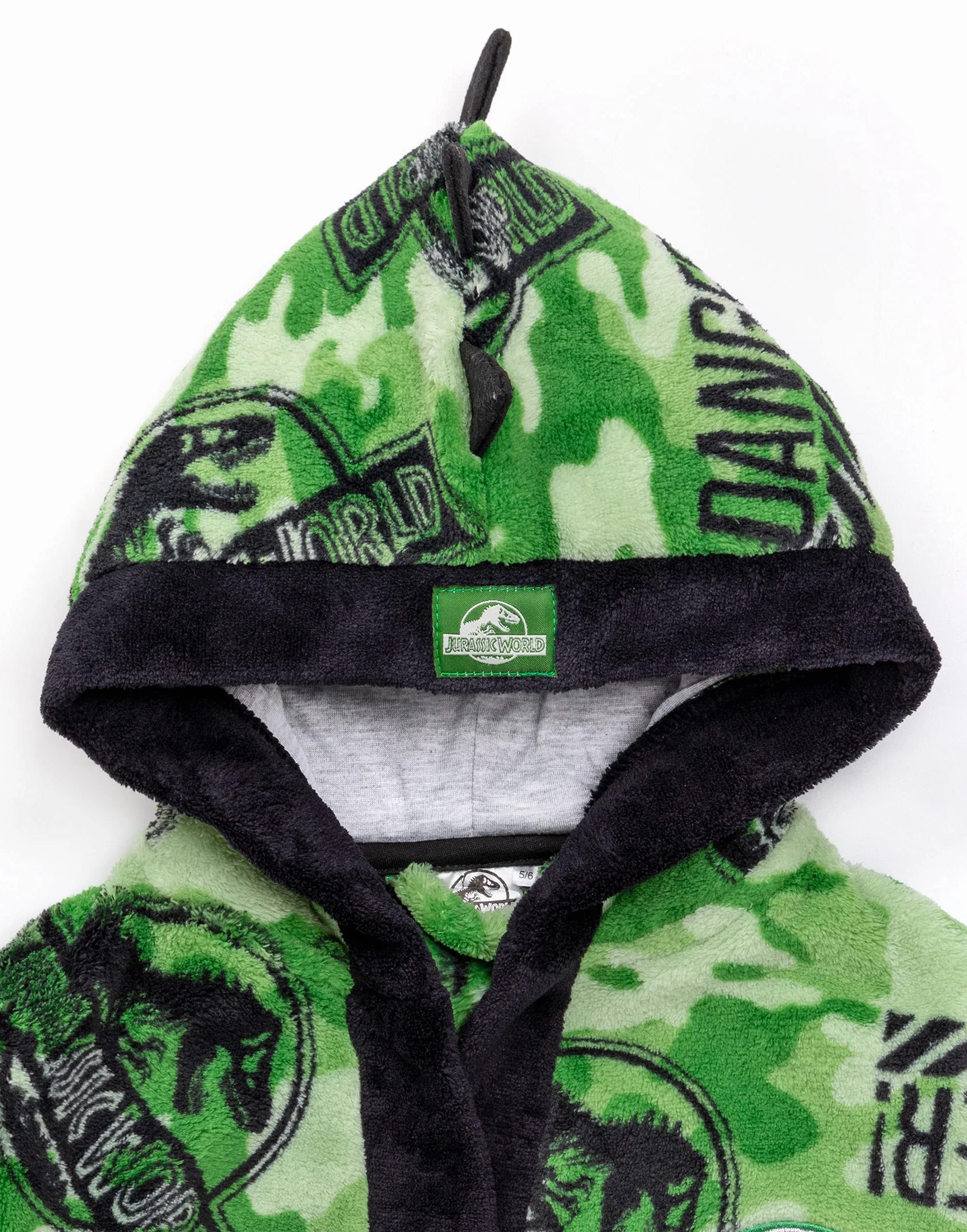 Jurassic World Szlafrok Chłopięcy Camo T Rex PJS