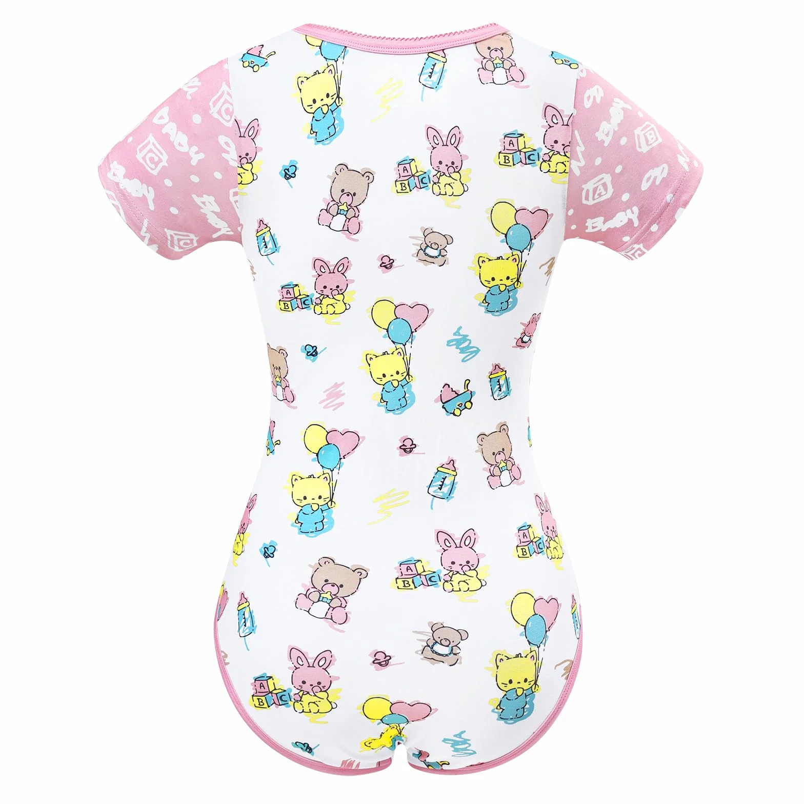 LittleForBig Bawełniane śpioszki Onesie Piżama Bodysuit - Baby Cuties śpioszki