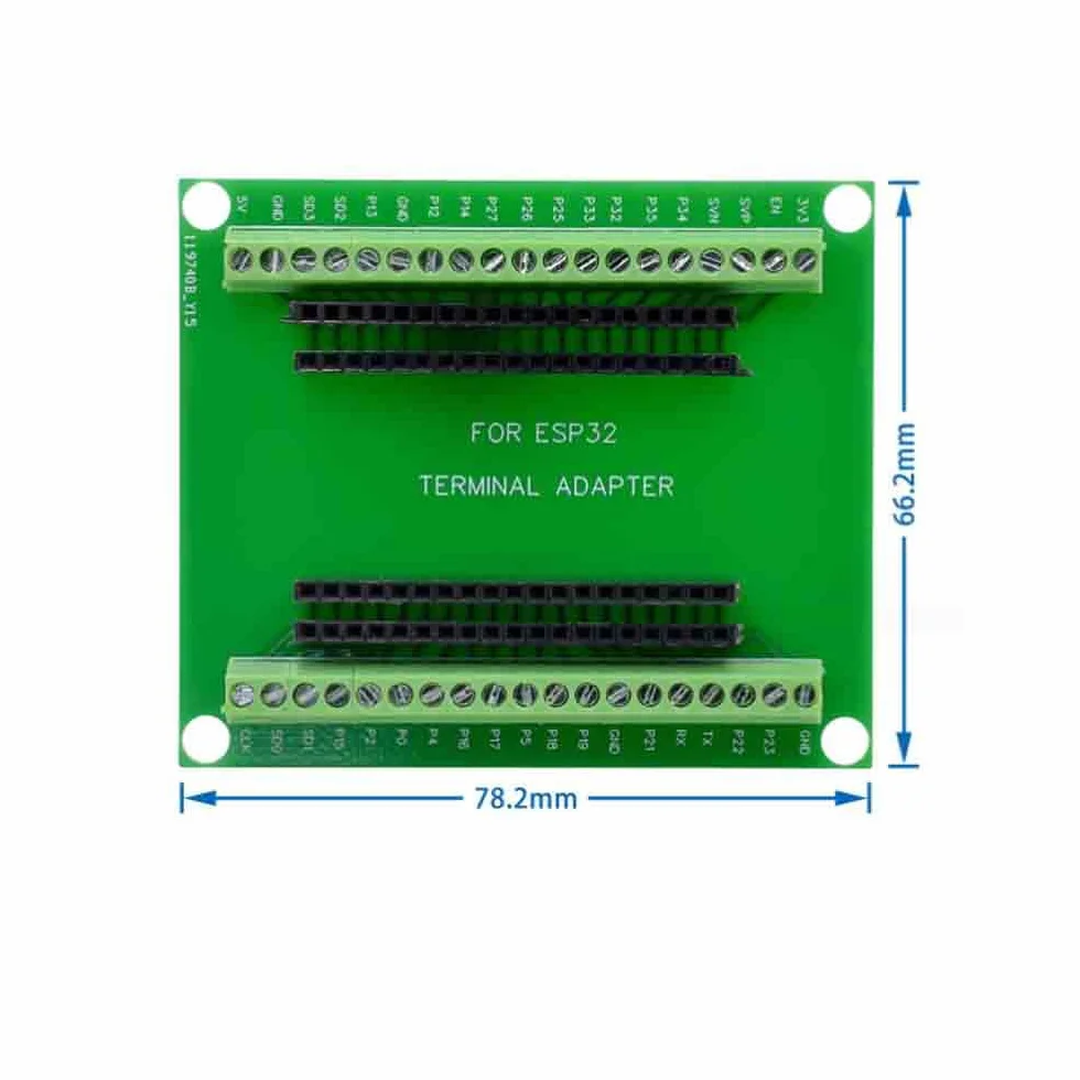 ESP32 DevKitC board WROOM-32D WROOM-32U WROVER modules (GREEN BOARD)