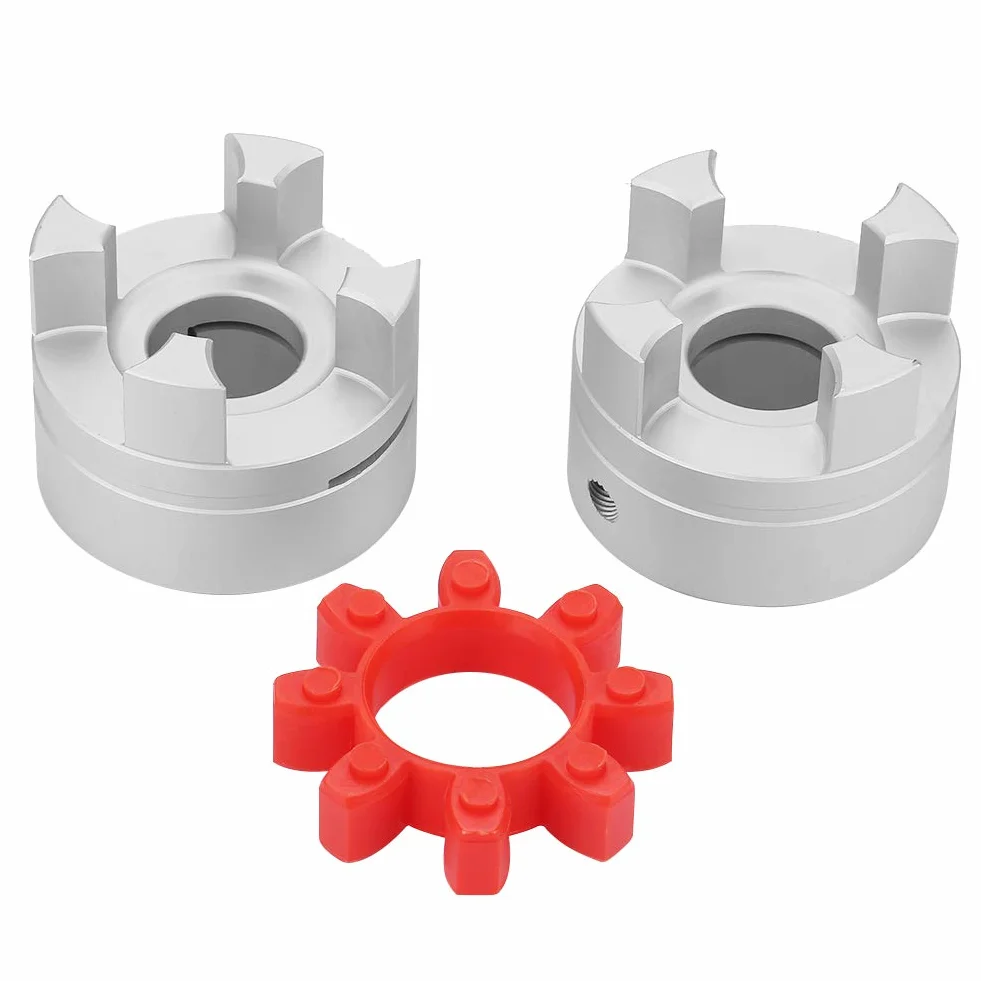 Flexible Spider Wellenkupplung Aluminiumlegierung Backenwellenkupplung CNC Schrittmotor Koppler Stecker 22 × 22mm