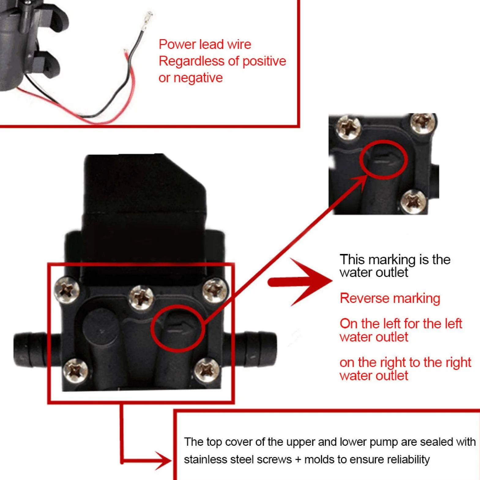 Membranowa pompa wodna, inteligentna pompa membranowa pompy, rozpylacz wody w pompie natryskowej do domu(18V motor)