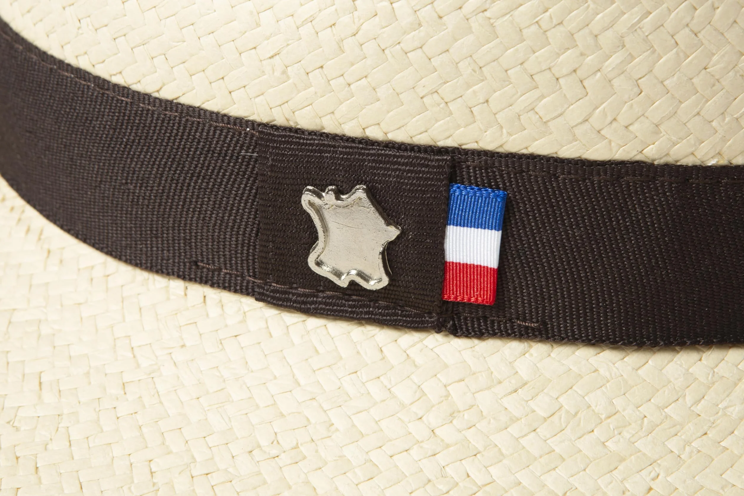 Kapelusz z francuską flagą Ręcznie wykonany Męski Damski