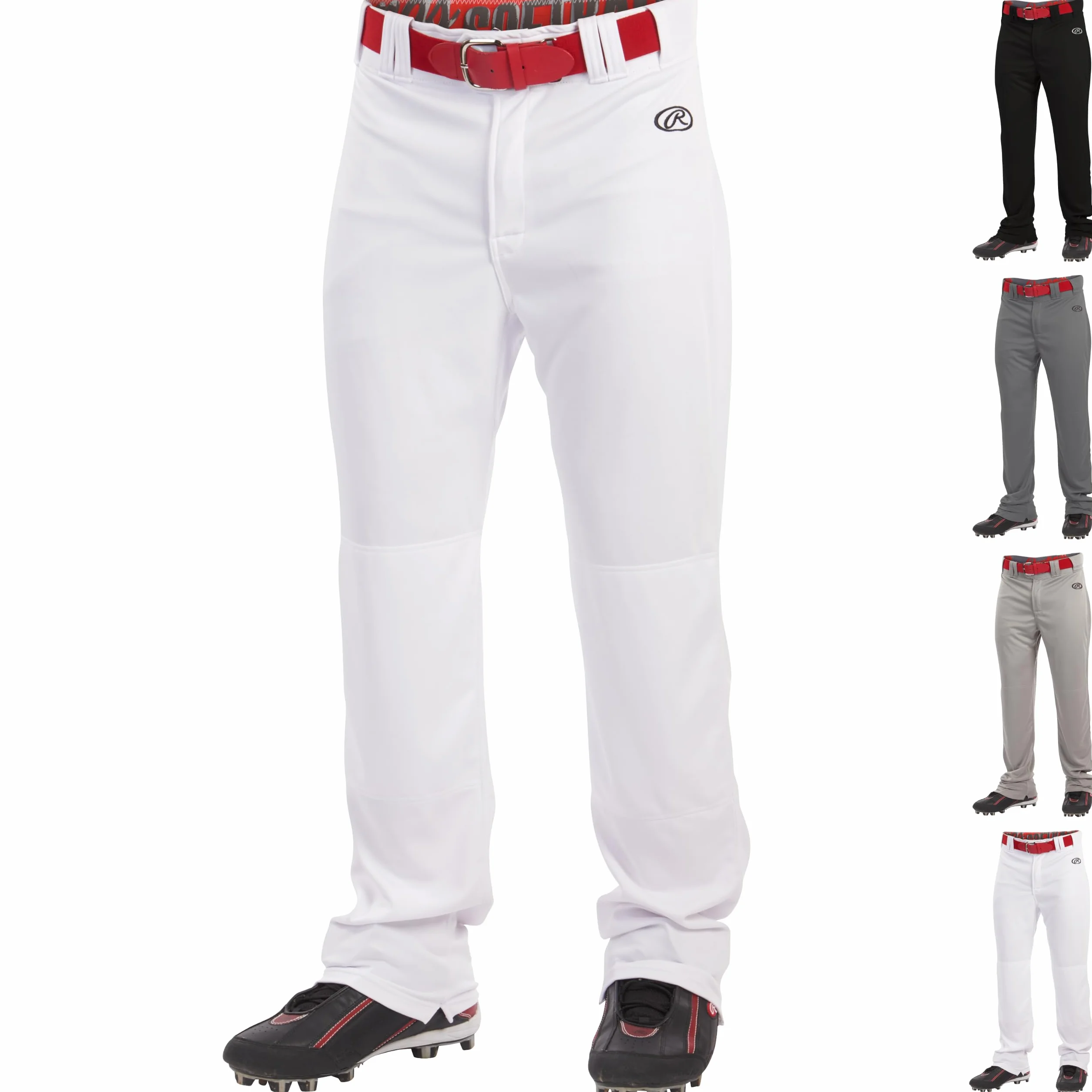 Rawlings Rawlings | Launch Series Baseball Pants | Full Length Semi-relaxed Fit | Adult Sizes | Solid | Multiple Options - Męskie spodnie startowe Mężczyźni