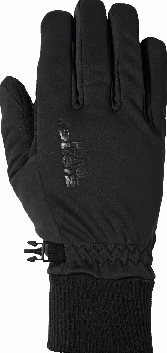 Ziener Męskie rękawiczki IDAHO GWS TOUCH multisport rekreacyjne/funkcjonalne/outdoorowe | oddychające, wiatroszczelne, dotykowe