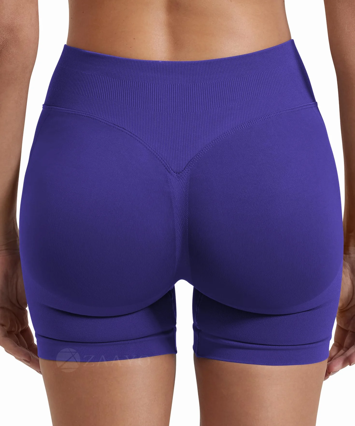 ZAAYO Damskie Szorty Sportowe 4,5" Scrunch Butt Lifting Gym Bezszwowe Biker Shorts