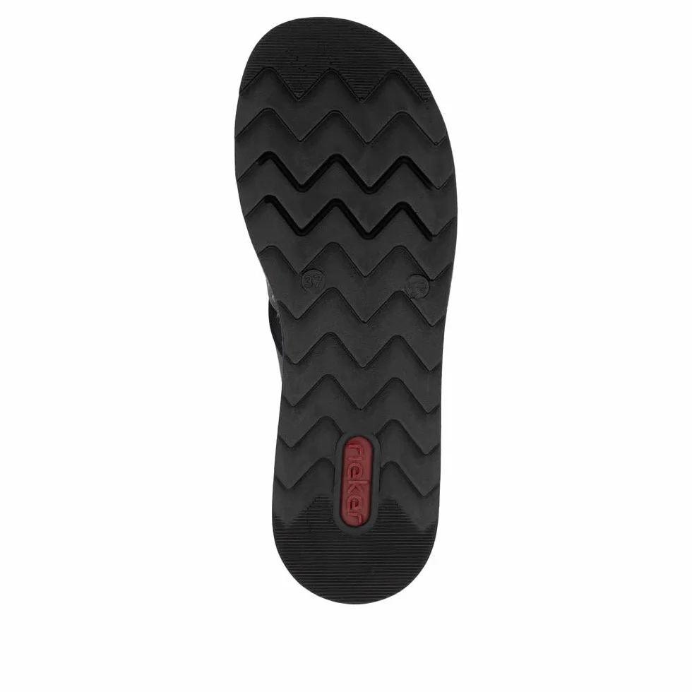 Rieker Damen-Pantolette schwarz (1)