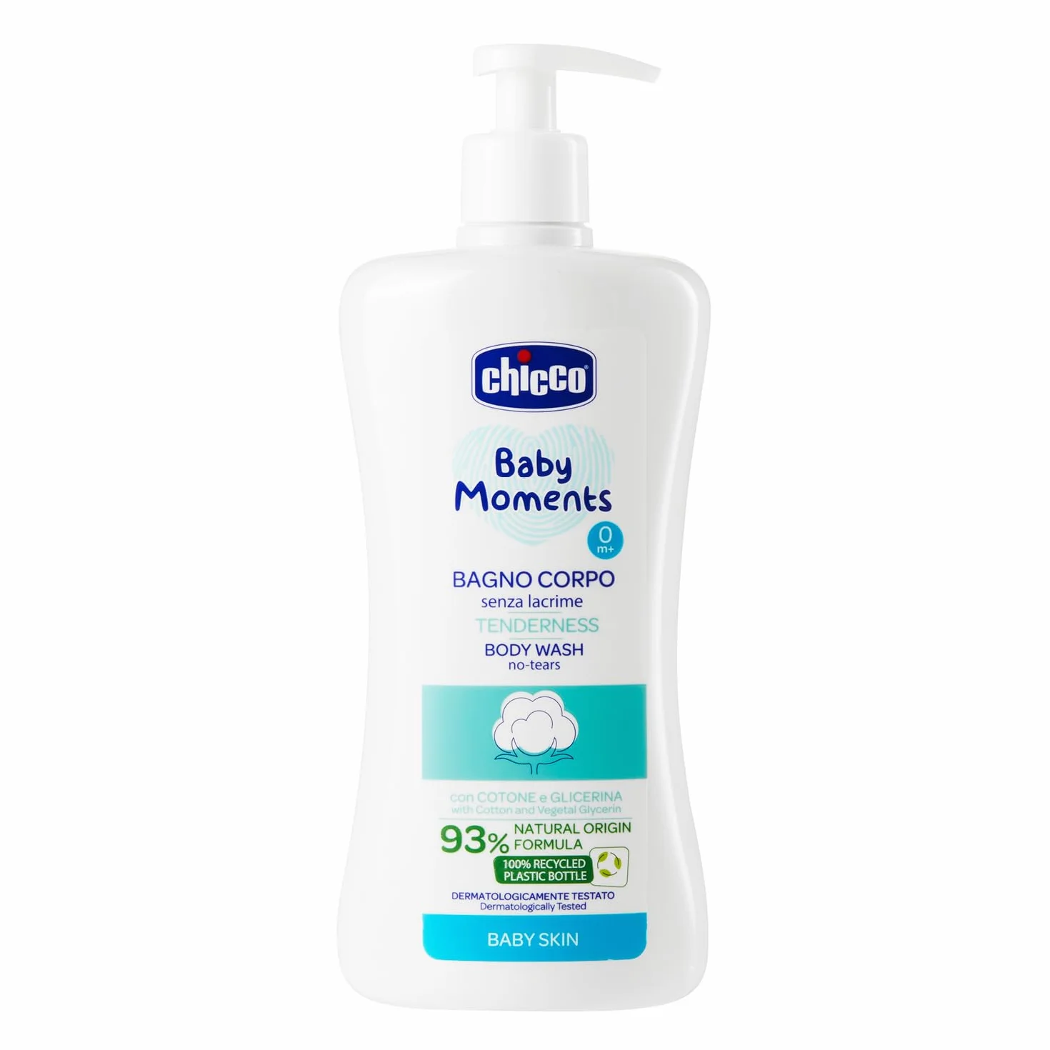 Chicco Baby Moments Delikatny płyn do kąpieli, 500 ml