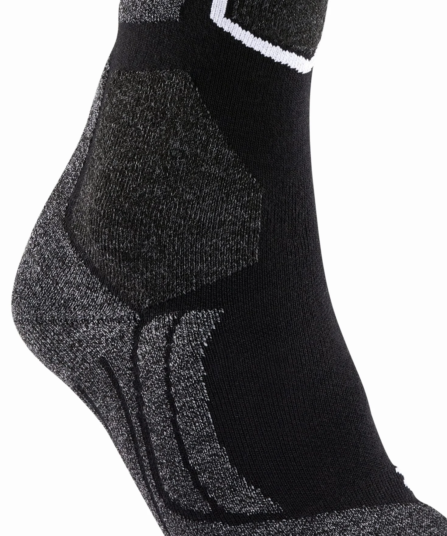 FALKE Skarpety narciarskie SK2 Intermediate M Kh Wełna ciepłe 1 Para, Czarny Black-Mix 42-43