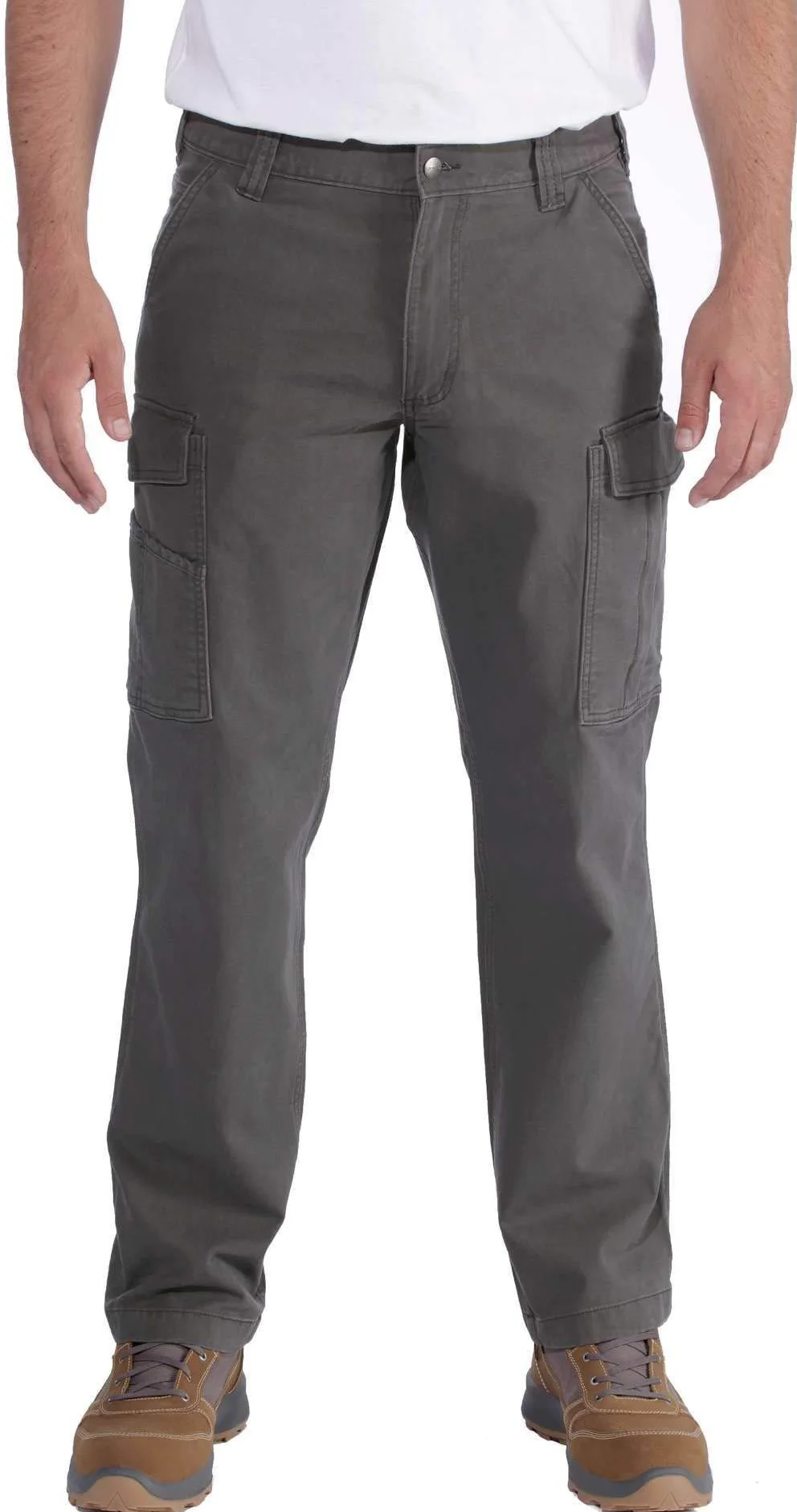 Carhartt Spodnie Robocze Rugged Flex Relaxed Fit Canvas Cargo - Spodnie Mężczyźni