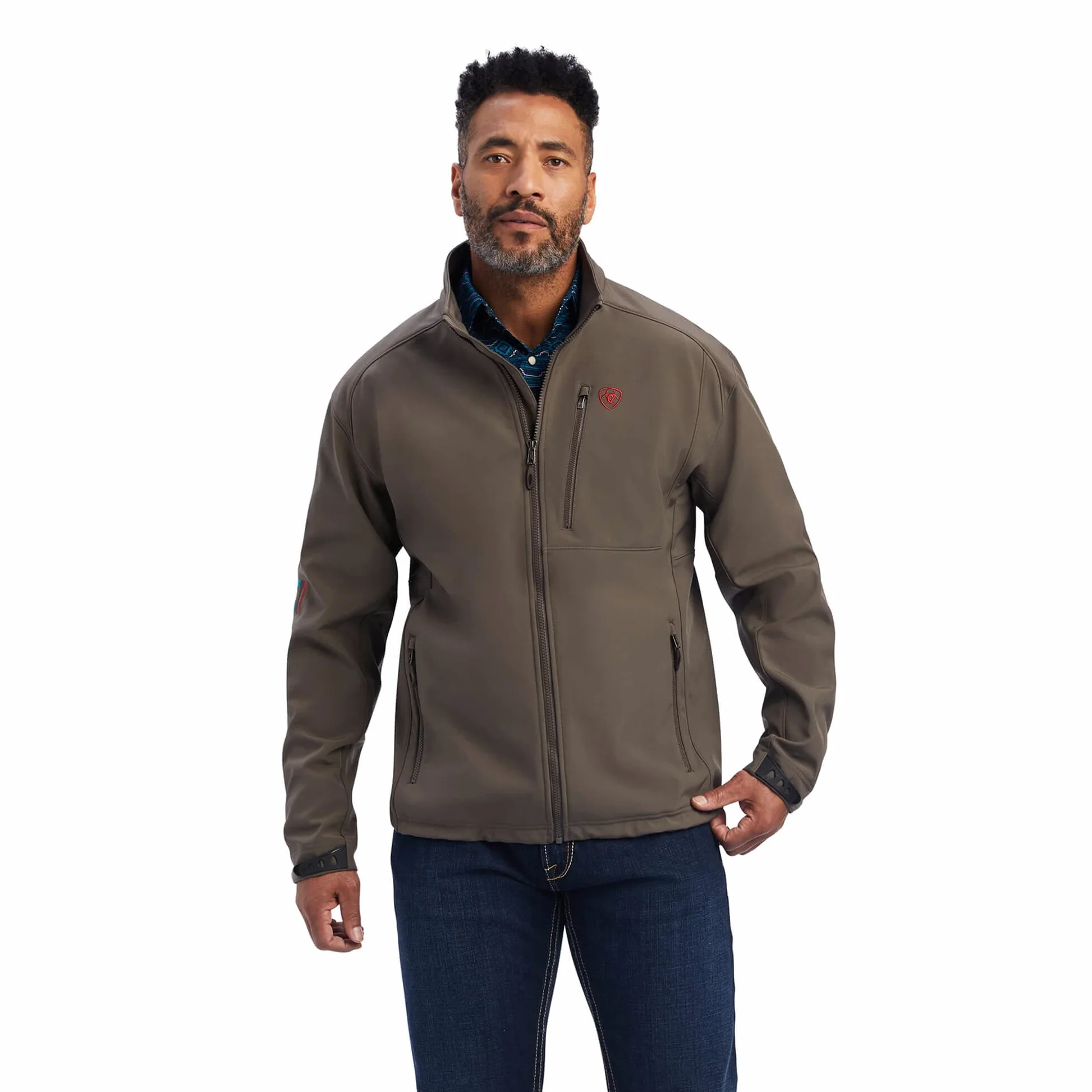 ARIAT Płaszcz Mężczyźni Kurtka Softshell Z Logo 2.0