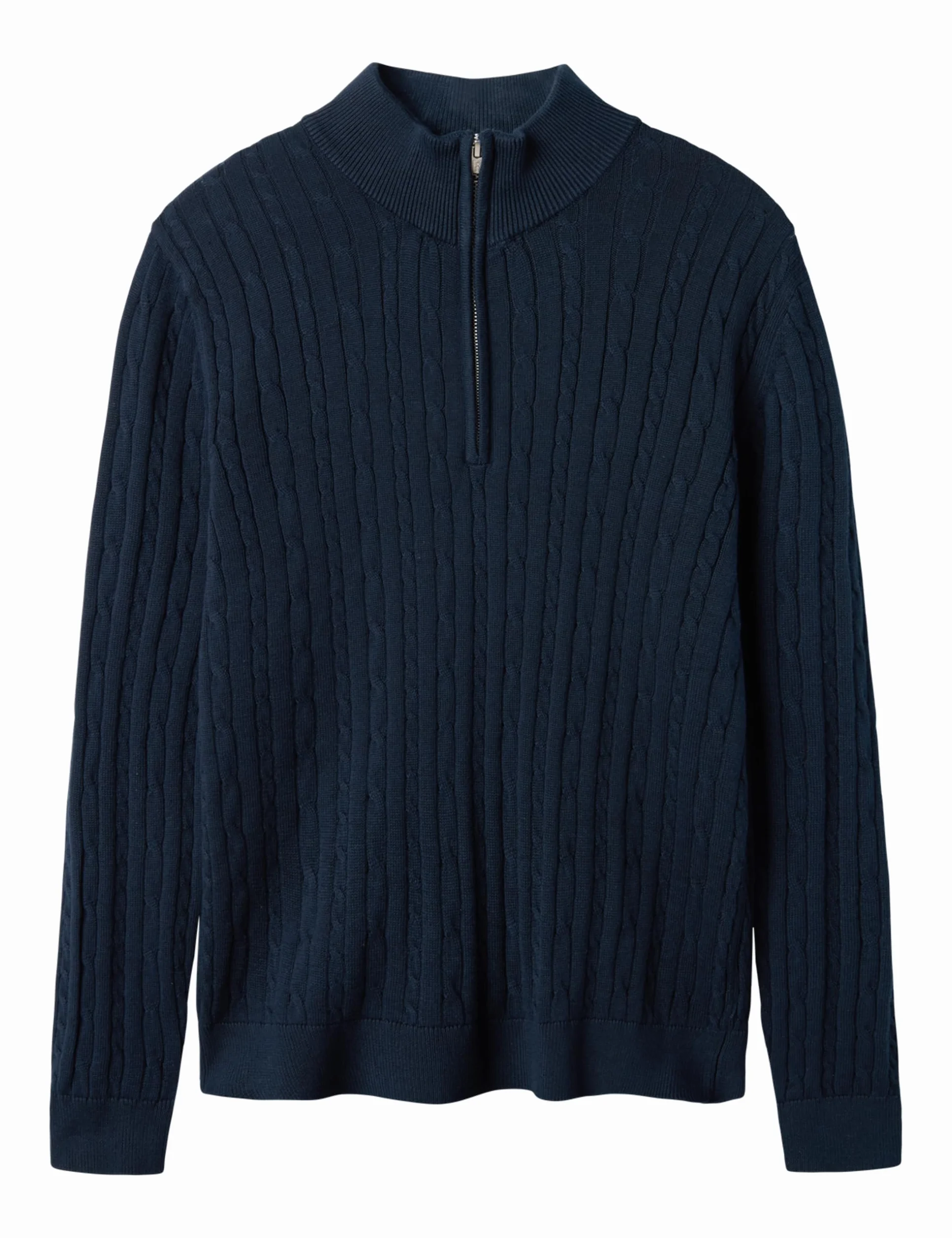 Nlmhabel Ls Half Zip S Knit, Dark Sapphire, 170-176