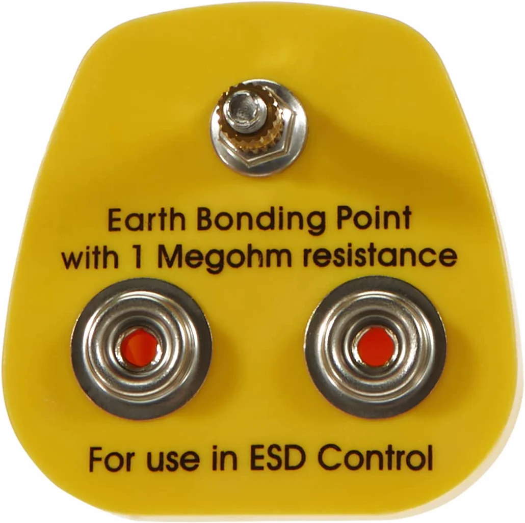 Safeguard EP1240-16 ESD wtyczka uziemiająca, 2 mm x 10 mm, żółty