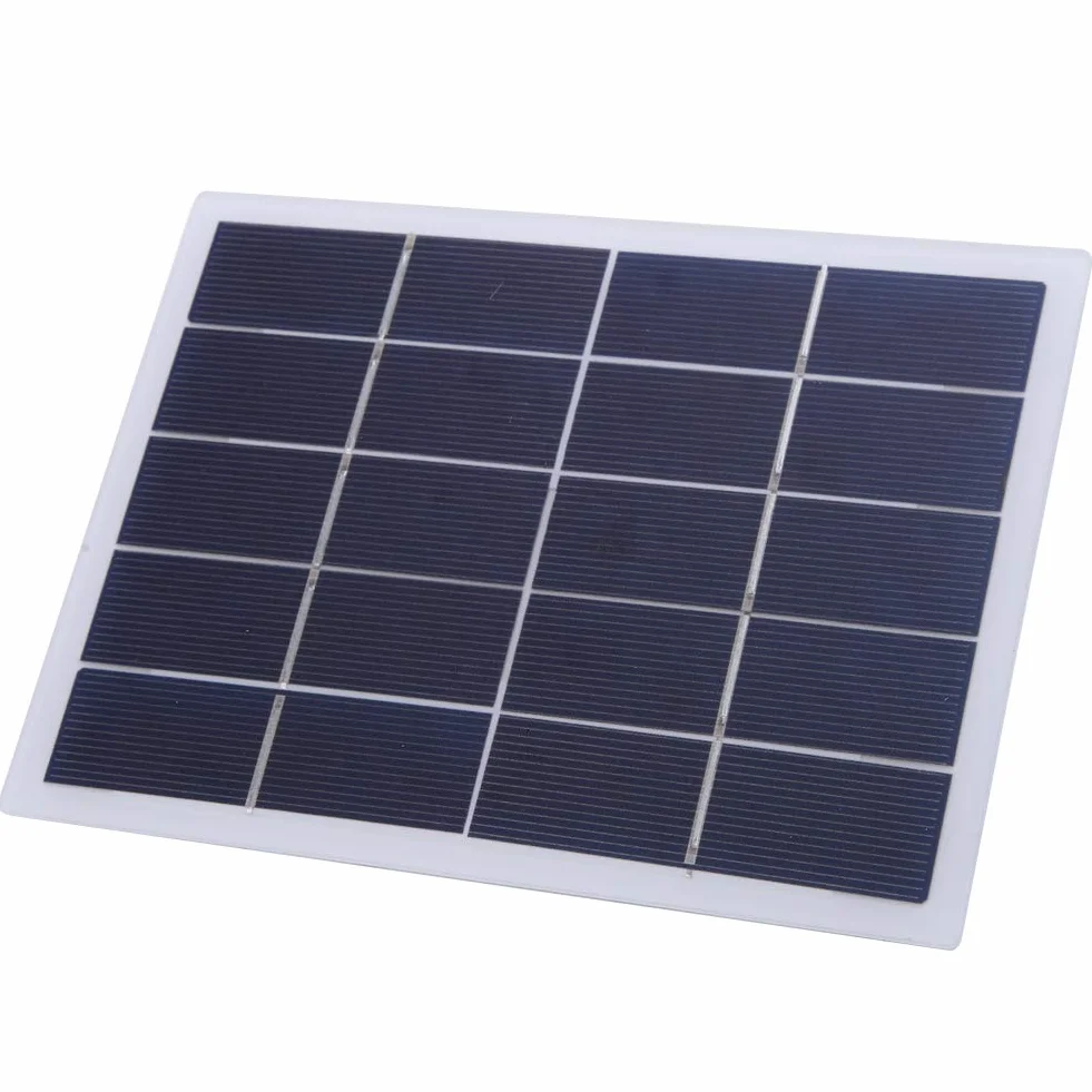 3W 5V Mini Panel Słoneczny, Krzem Polikrystaliczny DIY Panel Słoneczny, Przenośna ładowarka do Panelu Słonecznego, 170x130mm
