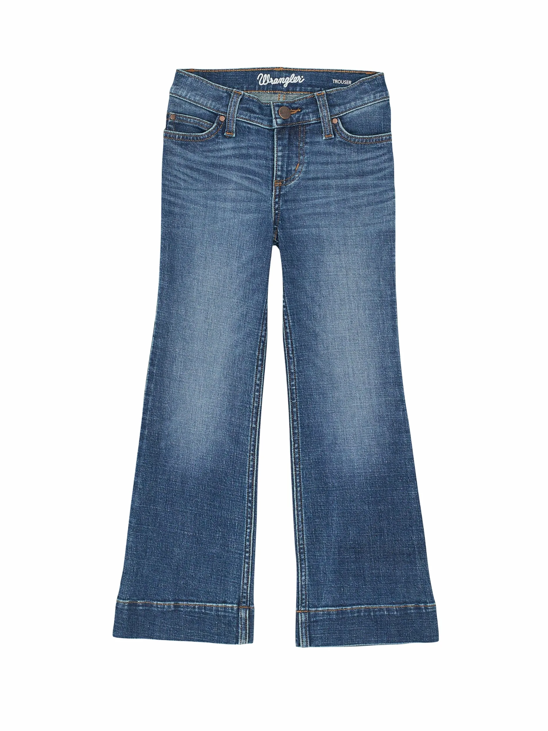 Wrangler Dziewczęce dżinsy w stylu retro, Wren, 4 Slim