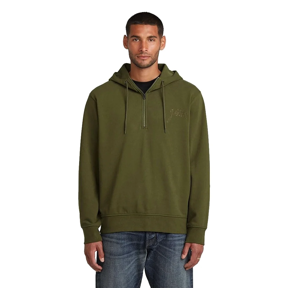 G-STAR Bluza z kapturem Mężczyźni Script Half Zip Hdd Sw