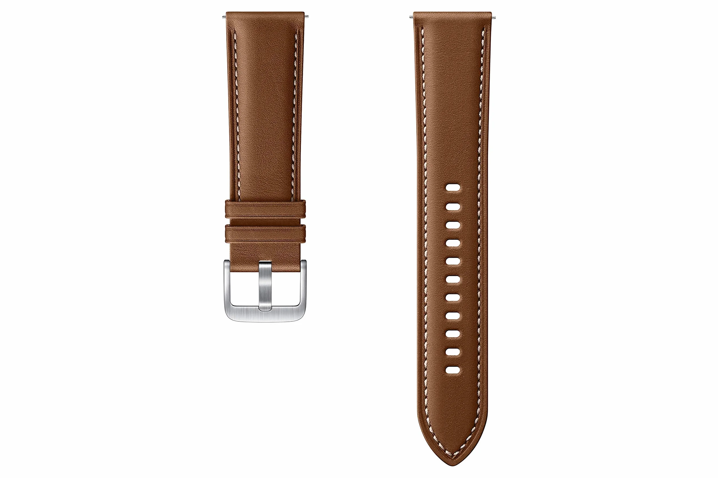Samsung Stitch Leather Pasek do Zegarka, Brązowy, 22 mm