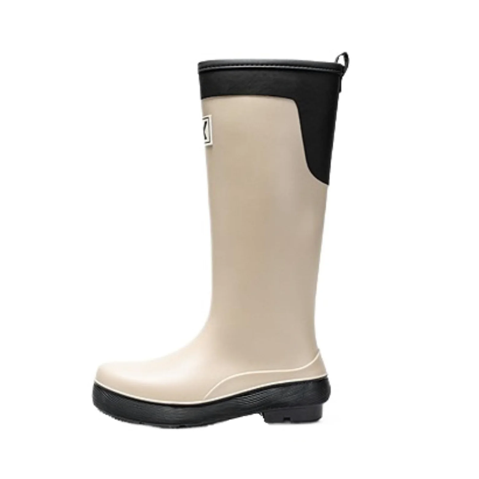 Buty Przeciwdeszczowe Damskie Wysokie Kalosze, Buty Do Wody, Wodoodporne, Antypoślizgowe, Gumowe Modne