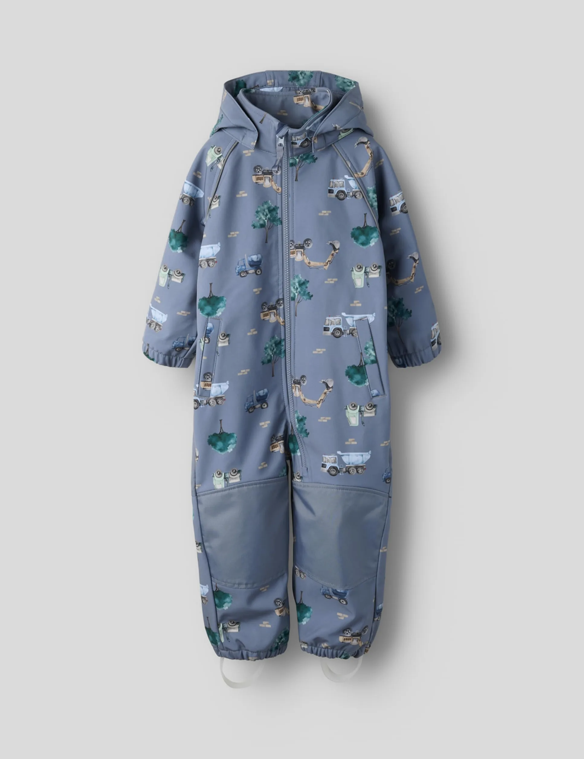 Nmmalfa08 Softshell Suit AOP 1Fo Noos, flint stone, 104