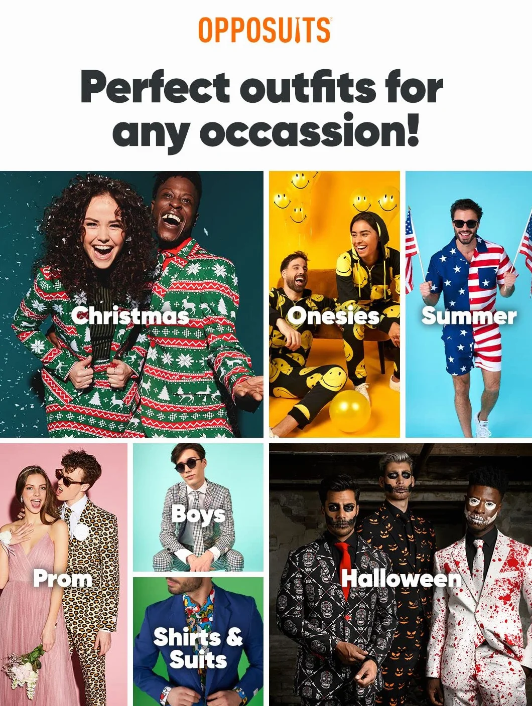 OppoSuits Garnitur biznesowy — zestaw spodni Chłopcy Men Suit