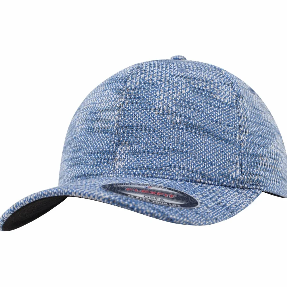 Flexfit Czapka żakardowa z daszkiem niebieska L/XL