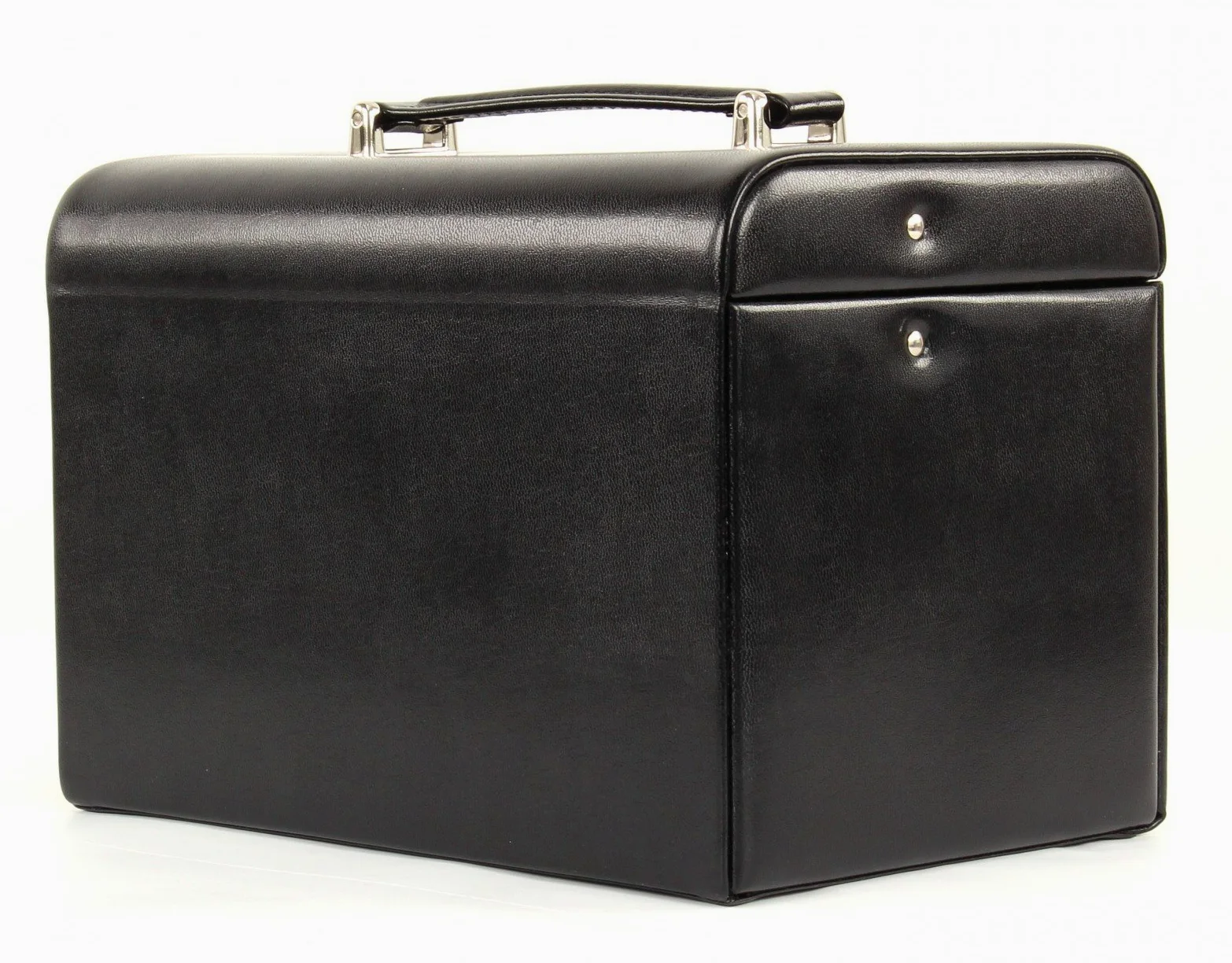 Windrose Szkatułka na biżuterię Merino Moda Jewelry Box Black czarna