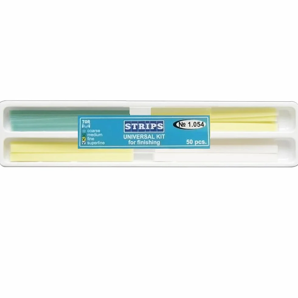 NatureAqua papier ścierny do polerowania zębów 4 mm narzędzie do szlifowania międzyzębowego 50 szt.