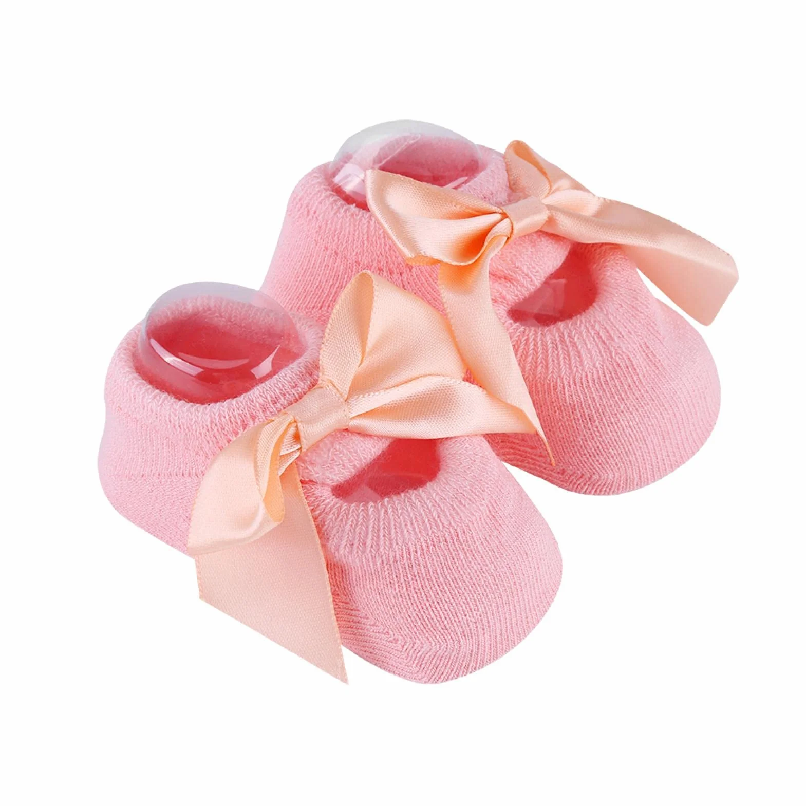 Skarpetki antypoślizgowe dla niemowląt, 3 pary/zestaw bawełniane antypoślizgowe koronkowe skarpetki podłogowe w kwiaty dla malucha niemowlę(M(1-3 years old)-Pink)