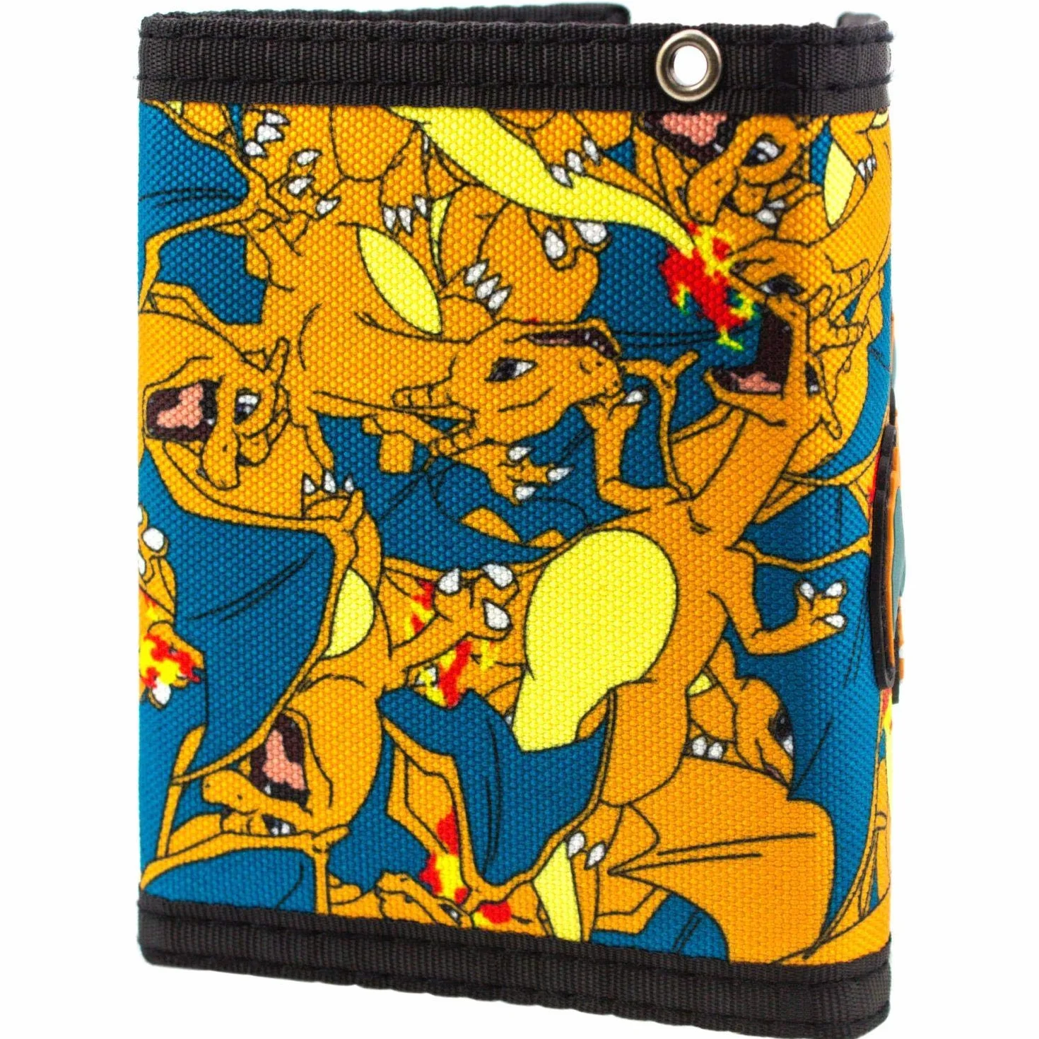 Pokemon Charizard No.6 przeciwpożarowe Portfel Portmonetka Pomarańczowy